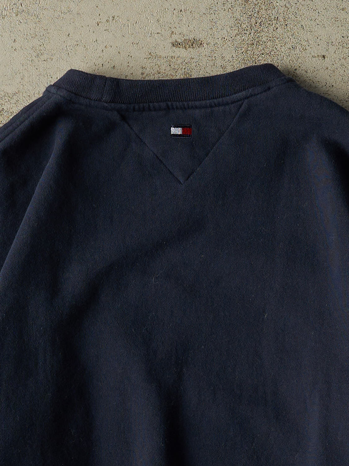 Vintage 90s Navy Blue Tommy Hilfiger Golf Crewneck (L/XL) - Image 4