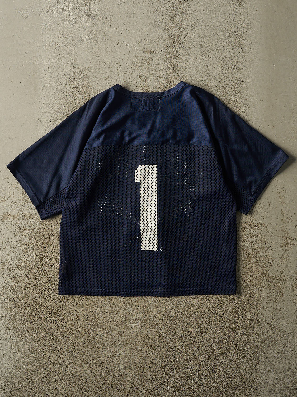 Vintage 90s Navy Blue Walpole Lacrosse Cropped Jersey (S) - Image 2