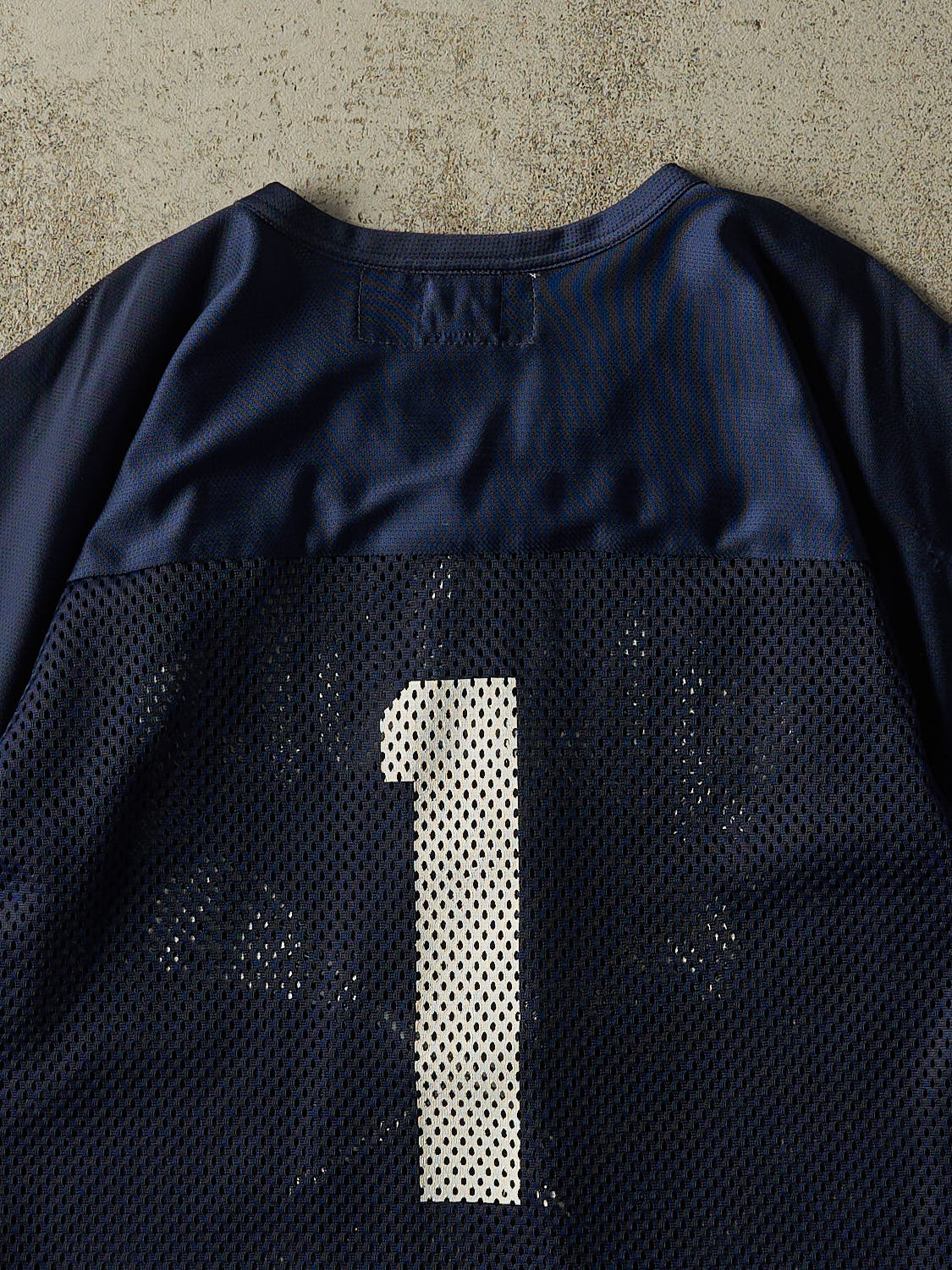 Vintage 90s Navy Blue Walpole Lacrosse Cropped Jersey (S) - Image 4