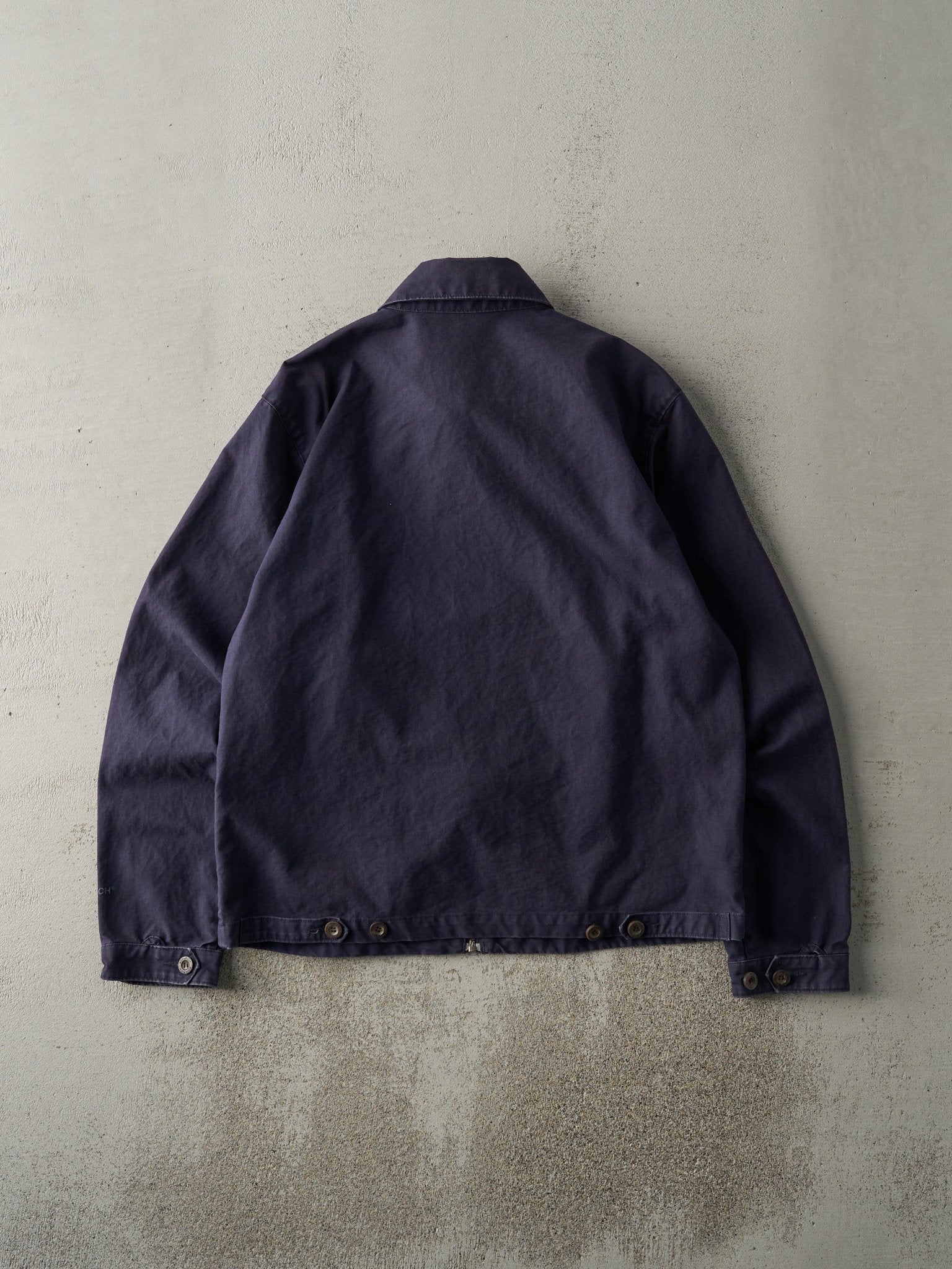 Vintage 90s Navy Blue Woolrich Harrington Jacket (M) - Image 2