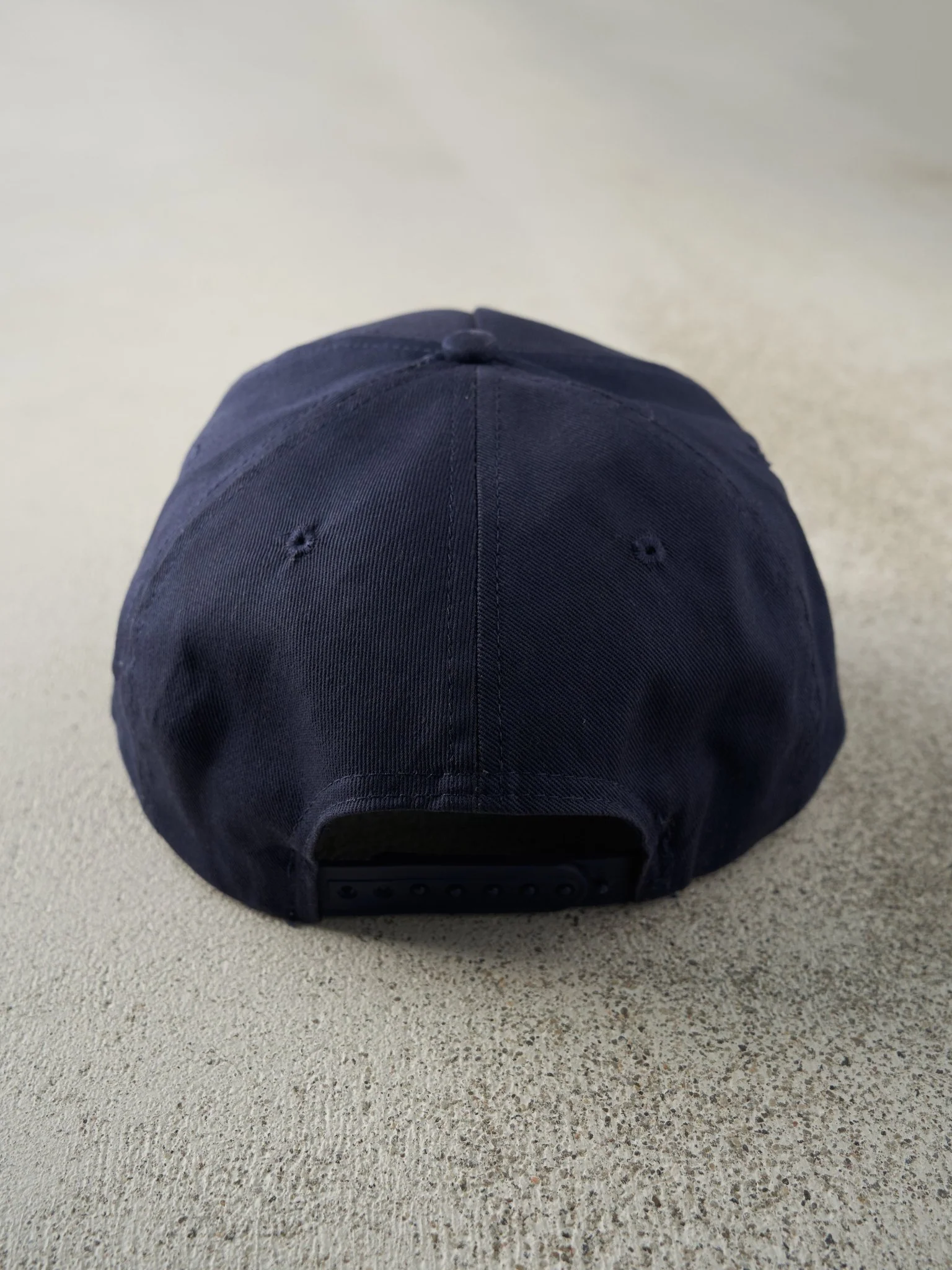 Vintage 90s Navy Embroidered Alaska Snapback Hat - Image 3
