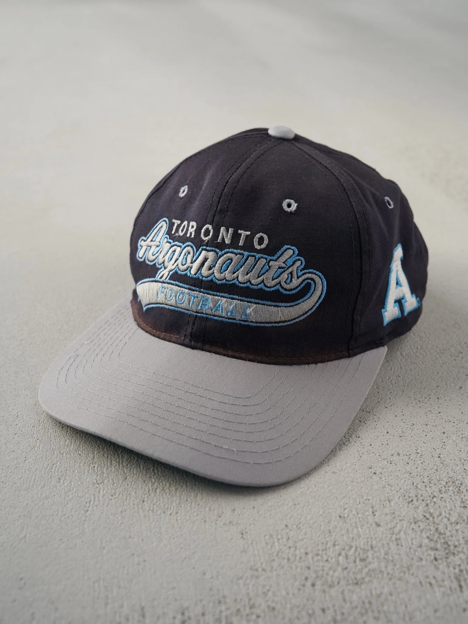 Vintage 90s Navy Toronto Argonauts Starter Snap Back - Image 2