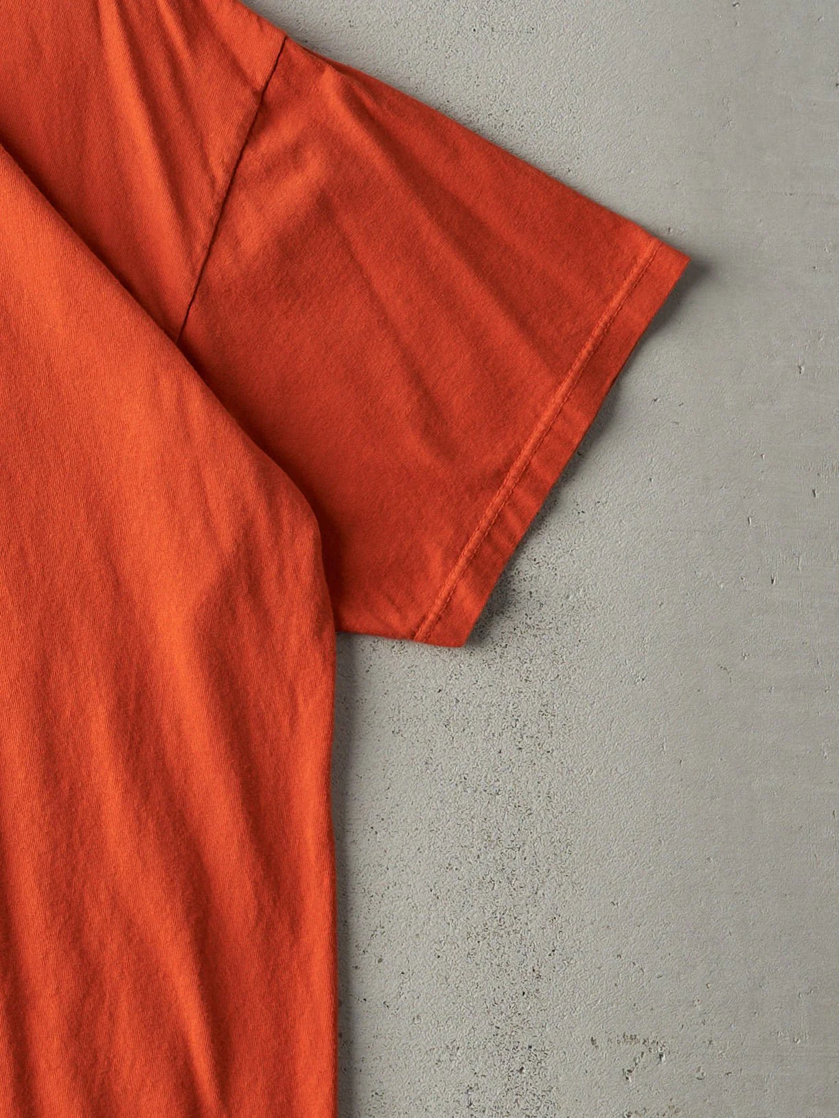 Vintage 90s Orange Blank Tee (M/L) - Image 3