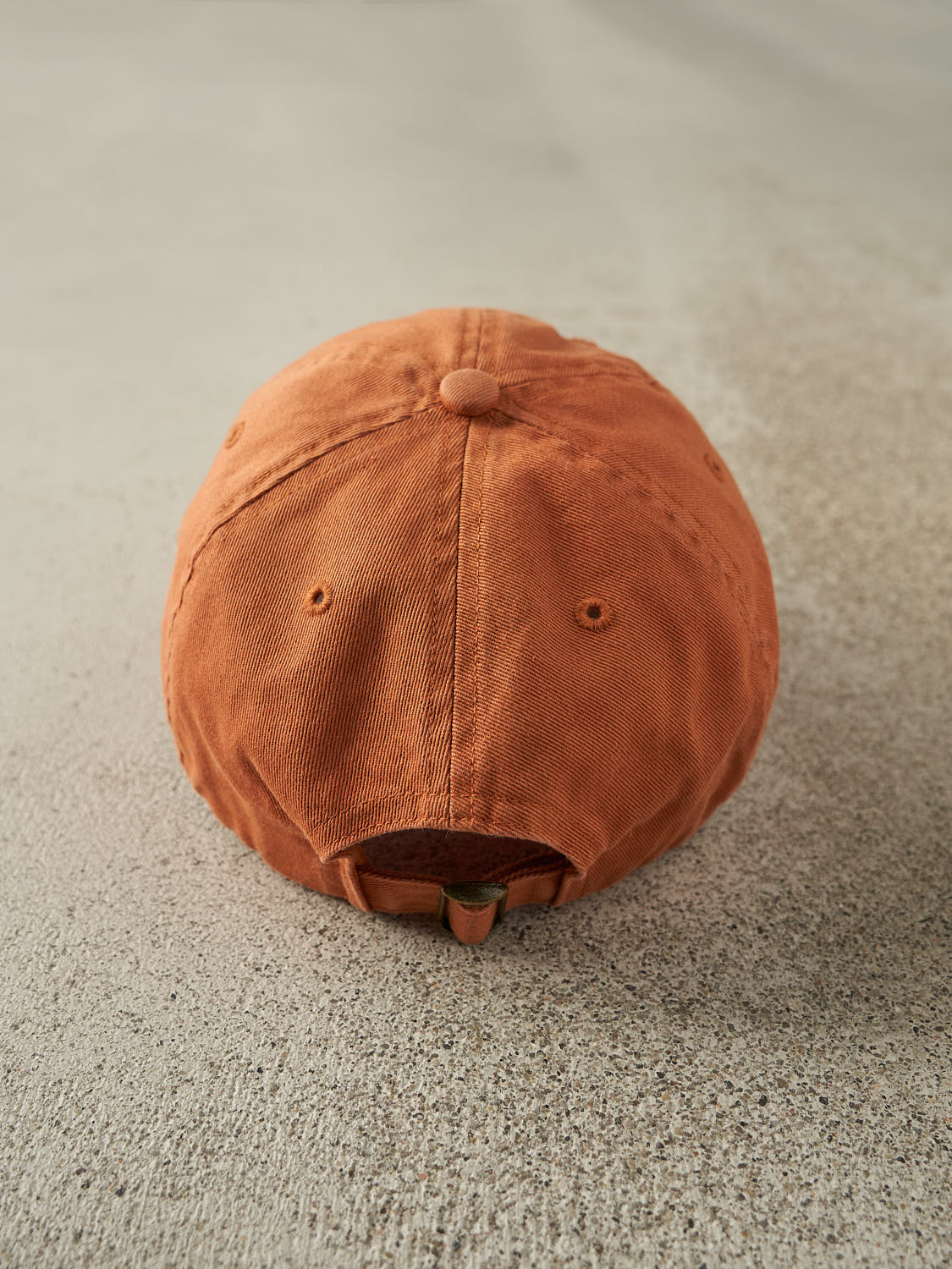 Vintage 90s Orange John Deere Embroidered Strapback (O/S) - Image 4