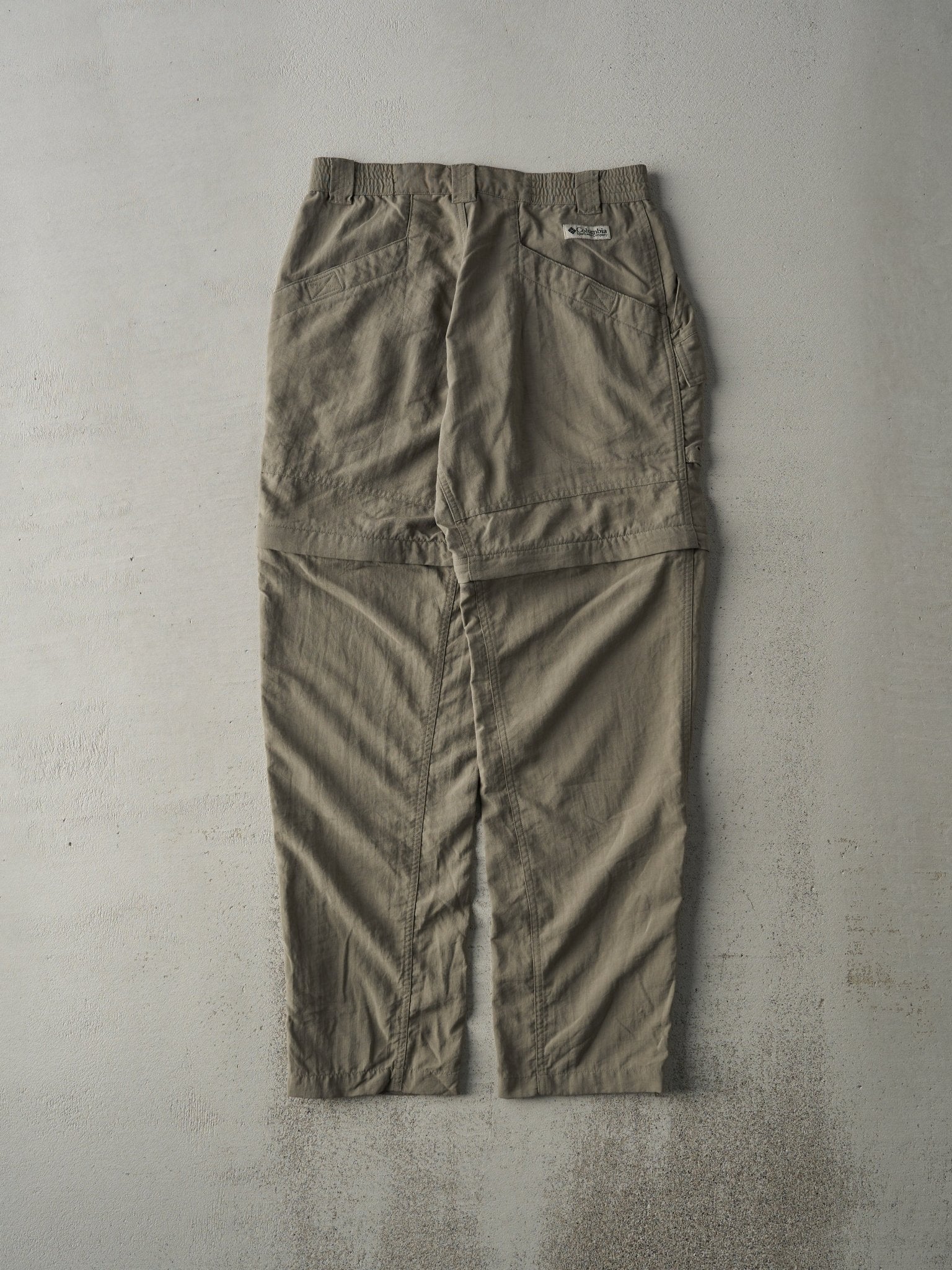 Vintage 90s Pale Green Columbia Zip Off Pants (29x29.5) - Image 2