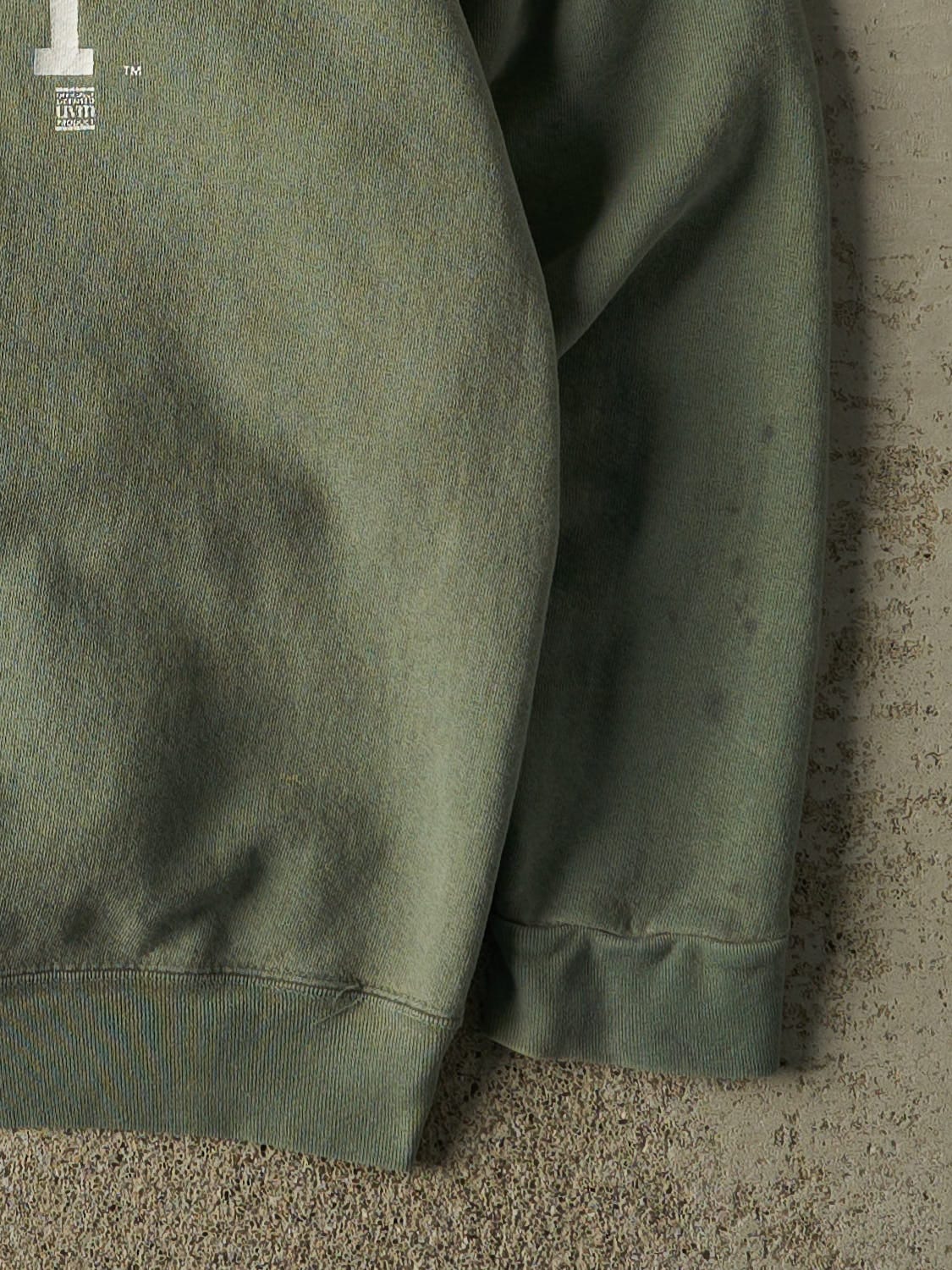 Vintage 90s Pastel Green University of Vermont Crewneck (L/XL) - Image 3
