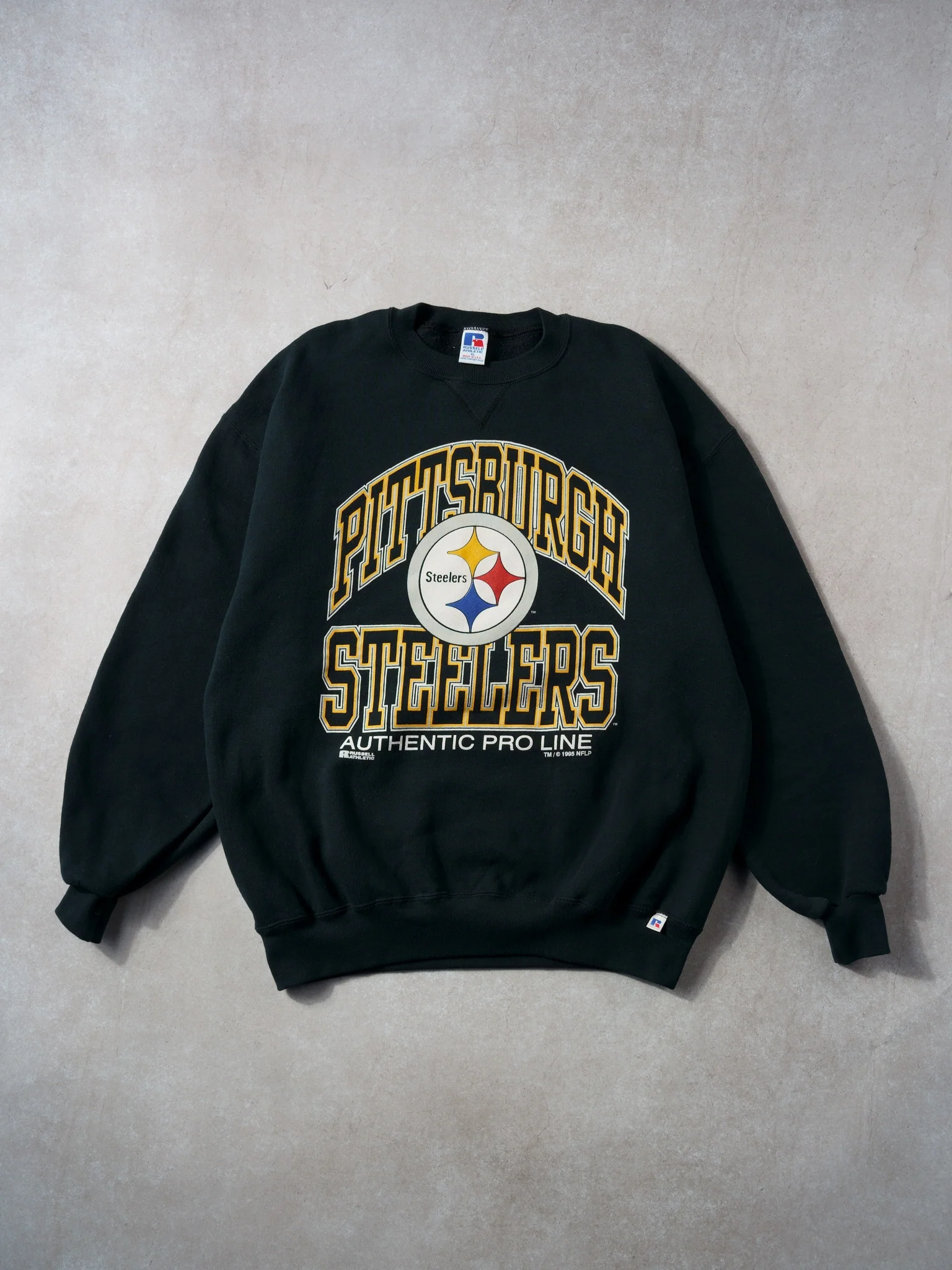 Vintage 90s Pittsburgh Steelers Pro Line Rusells Athletics Crewneck (L)