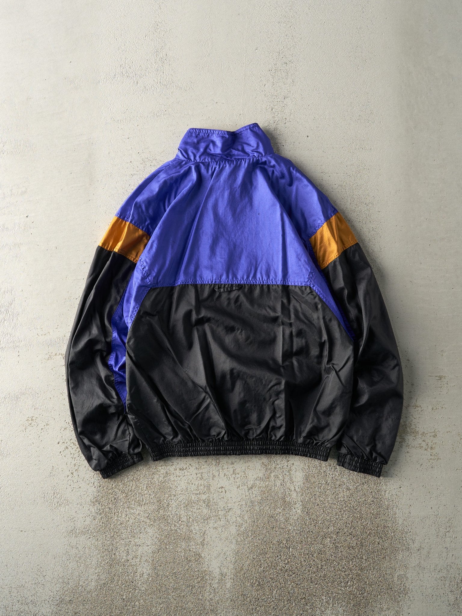 Vintage 90s Purple & Black Nike Zip Up Windbreaker Jacket (M) - Image 2