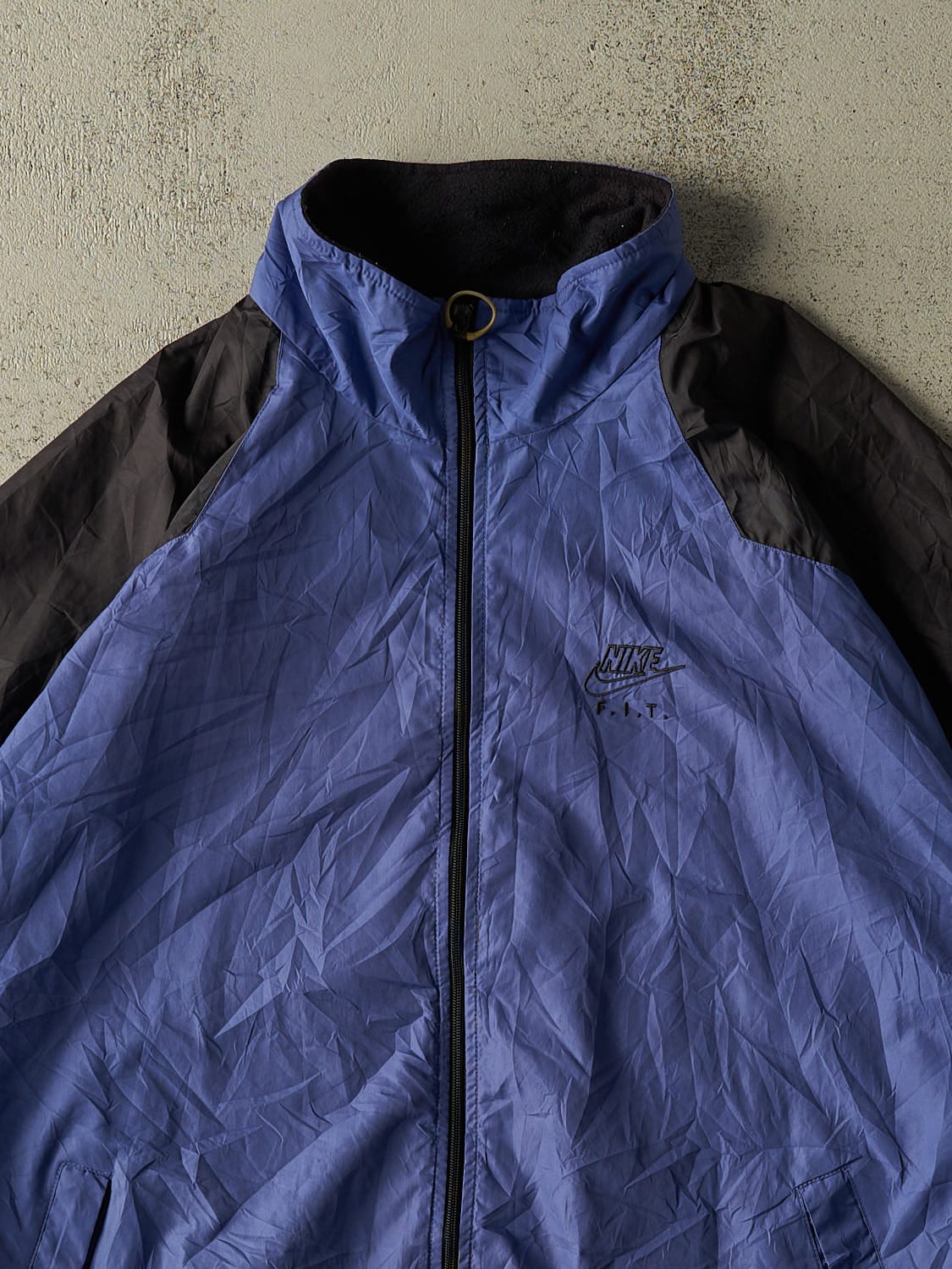 Vintage 90s Purple Nike Fit Windbreaker Jacket (XL) - Image 3