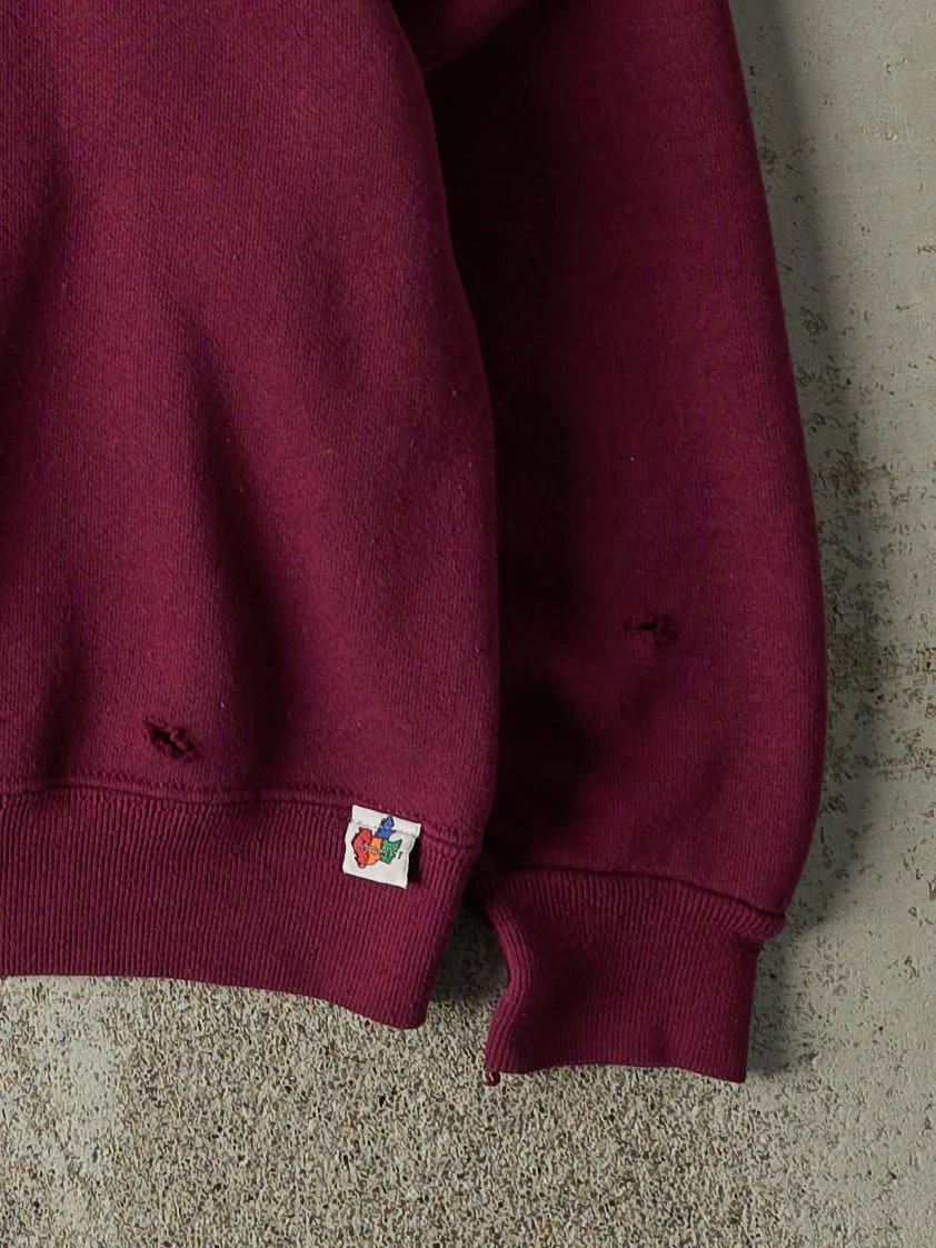 Vintage 90s Red Arizona State University Sun Devils Crewneck (L) - Image 3