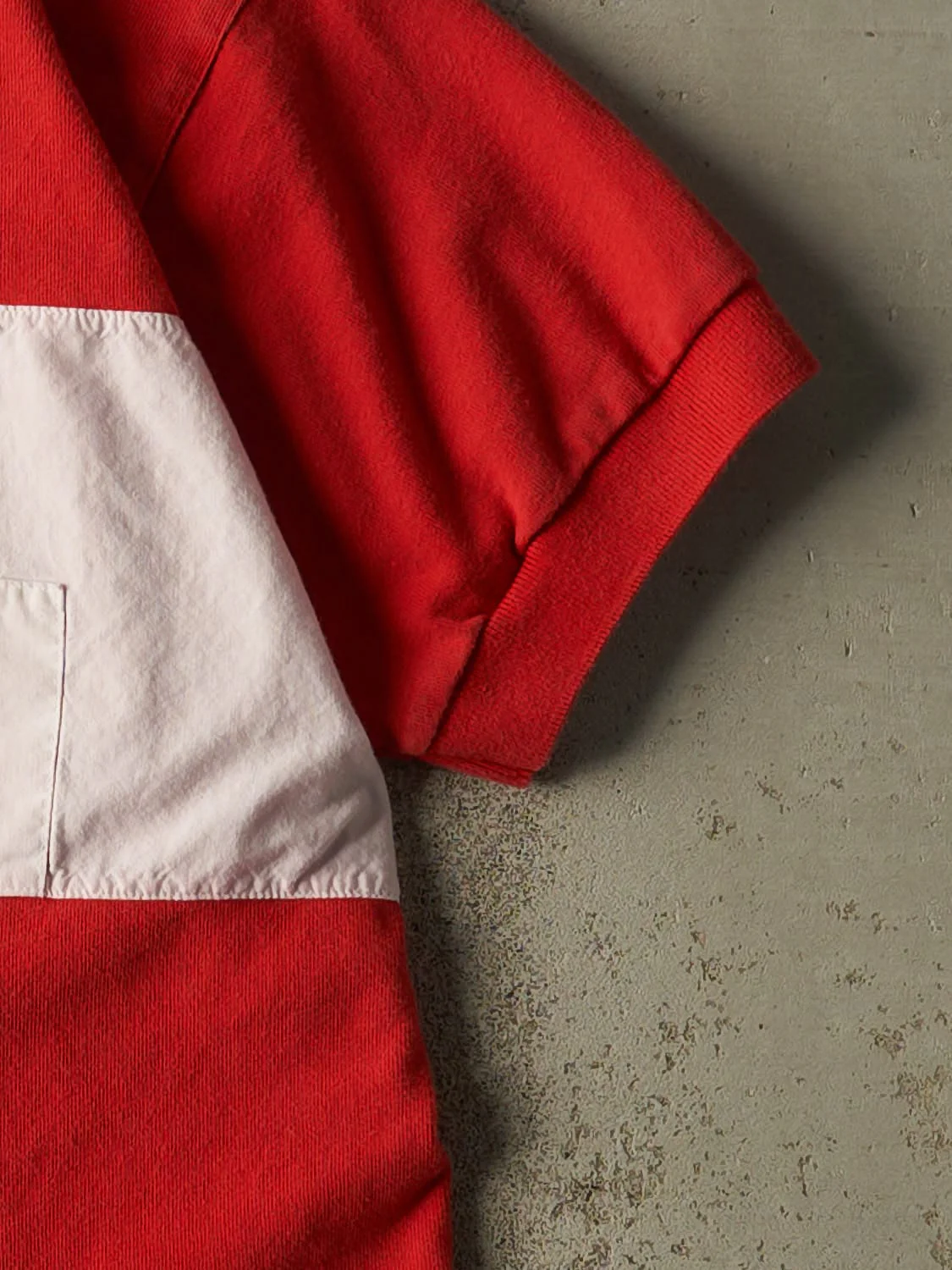 Vintage 90s Red Coca Cola Quarter Button Tee (L) - Image 4
