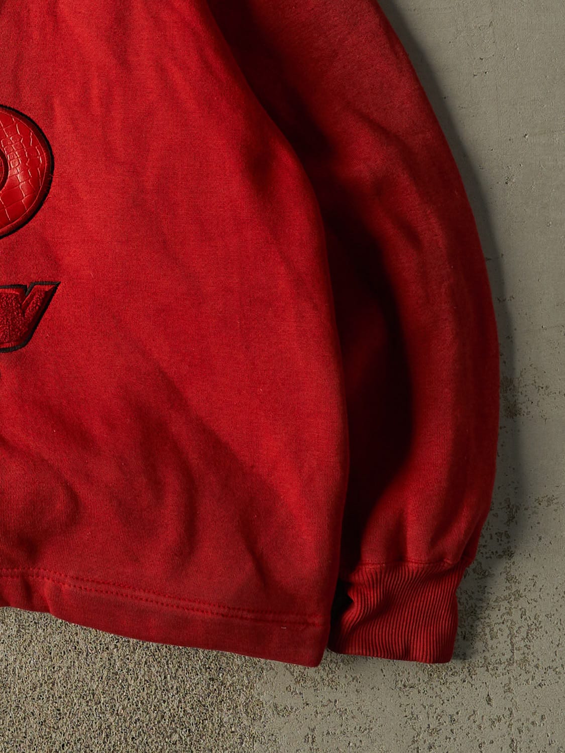 Vintage 90s Red Johnny Blaze Embroidered Hoodie (XXL) - Image 4