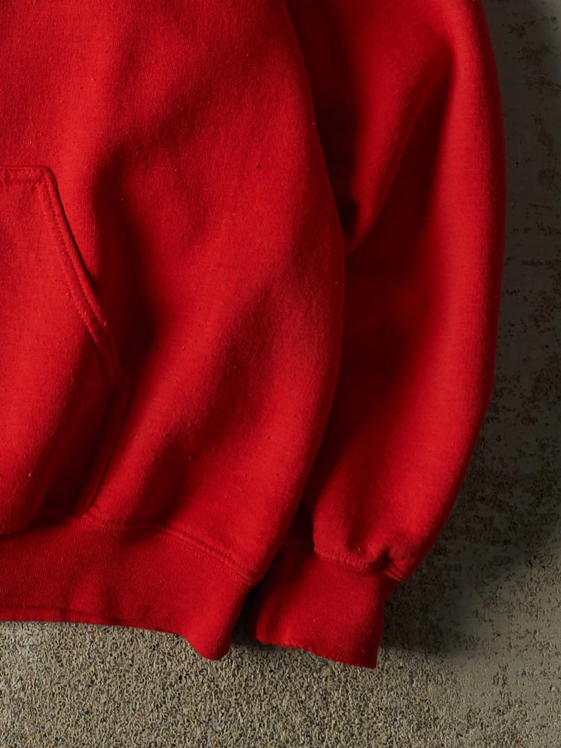Vintage 90s Red Ohio State University Hoodie (M) - Image 4