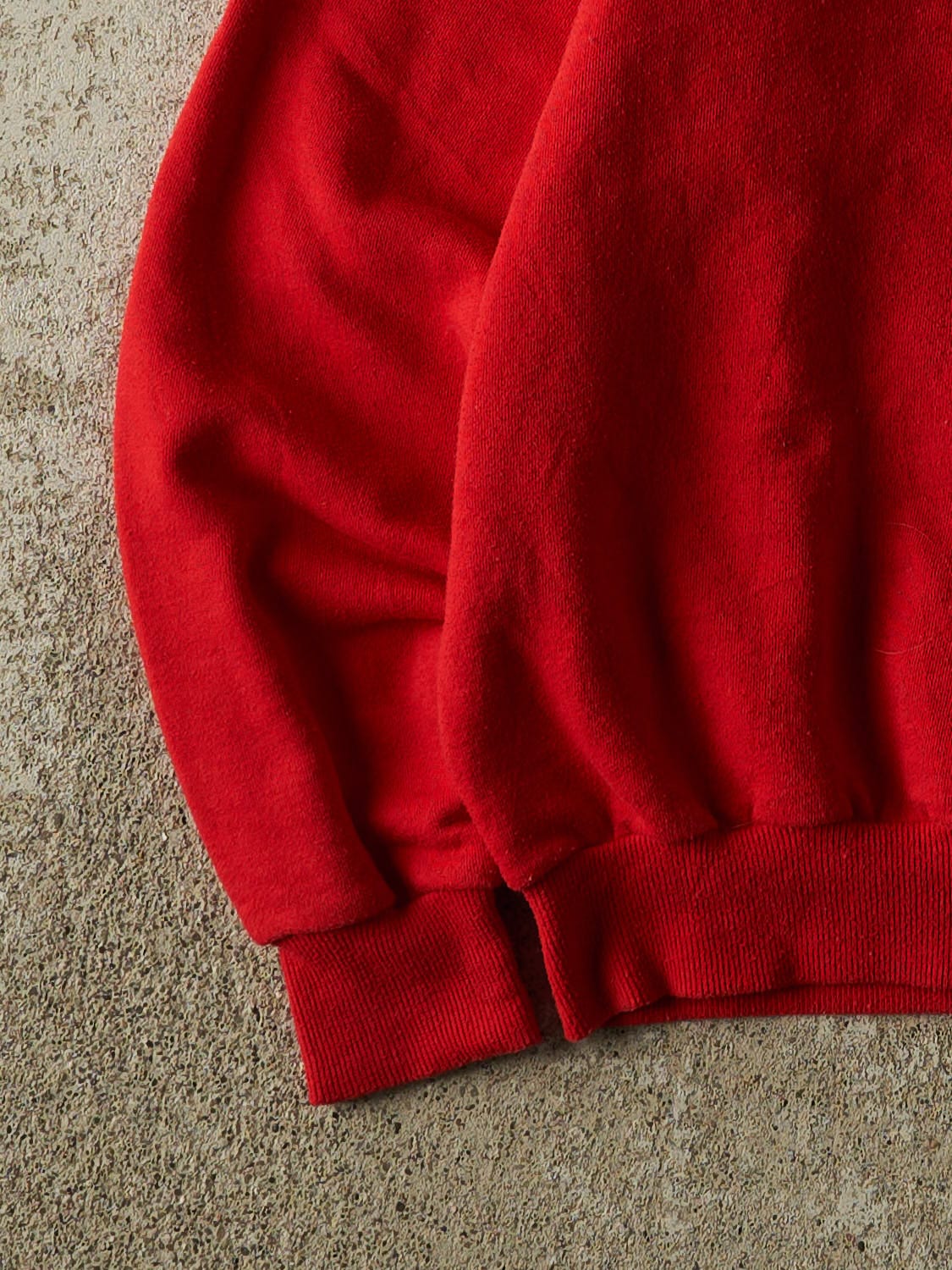 Vintage 90s Red Puma Blank Crewneck (XS/S) - Image 3