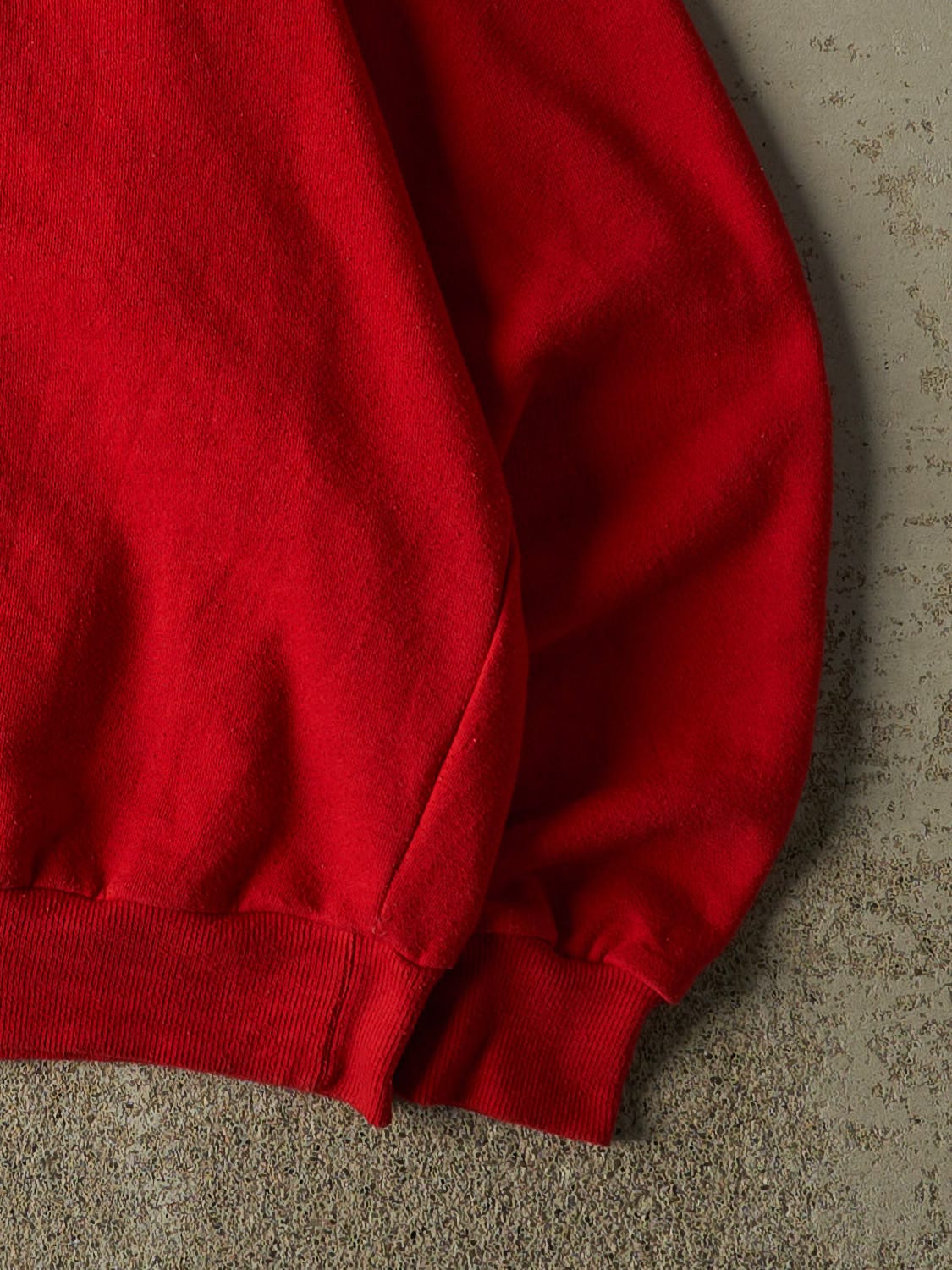Vintage 90s Red Puma Blank Crewneck (XS/S) - Image 4
