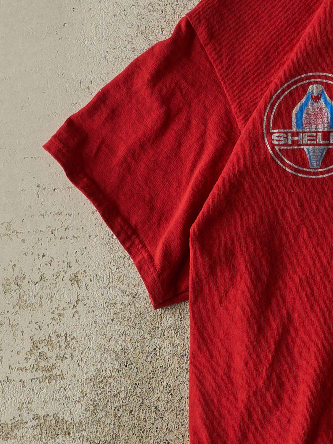 Vintage Y2K Red Shelby Cobra American Tee (XS/S) - Image 3