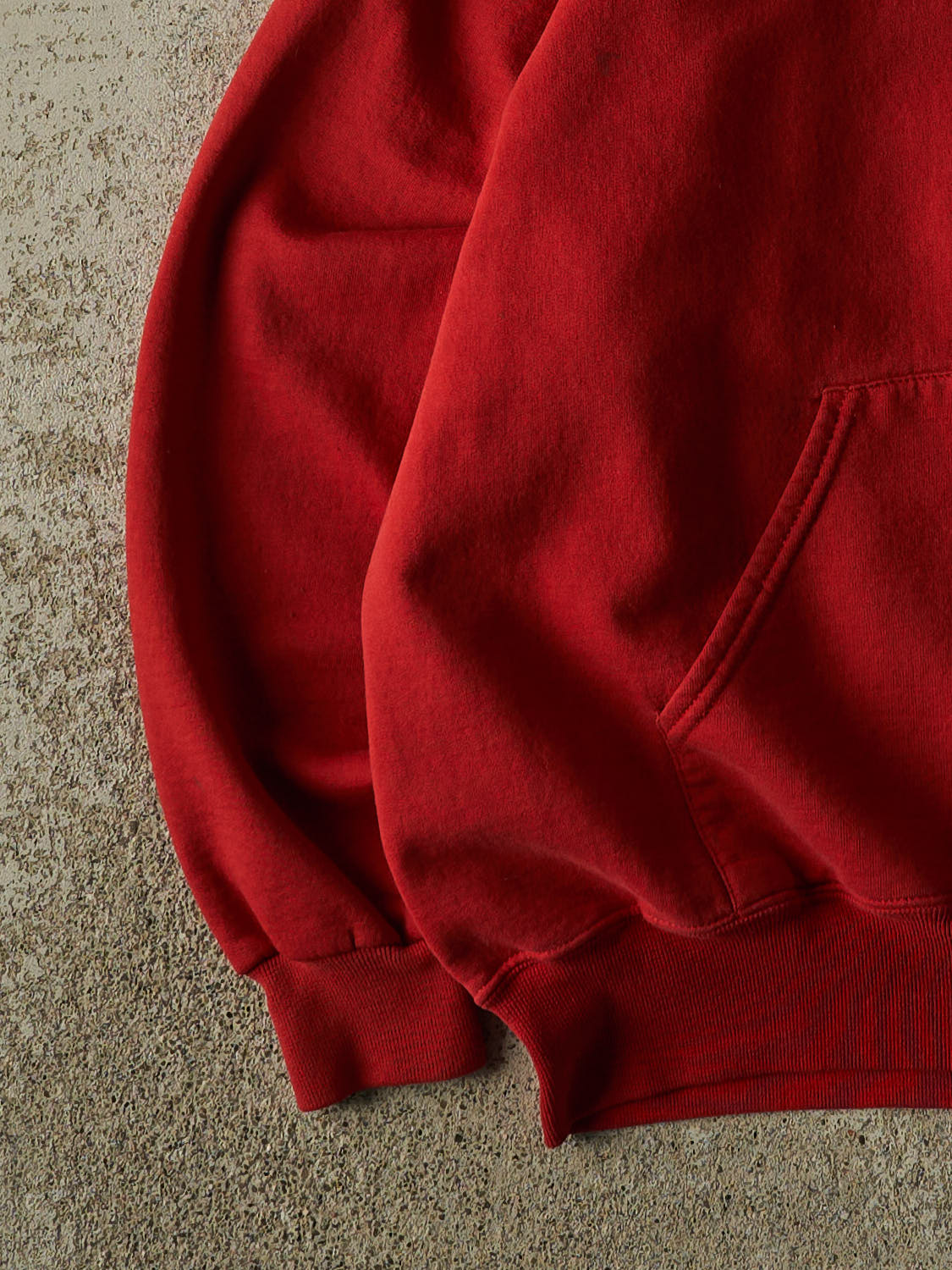 Vintage 90s Red Simpson College Hoodie (L) - Image 4
