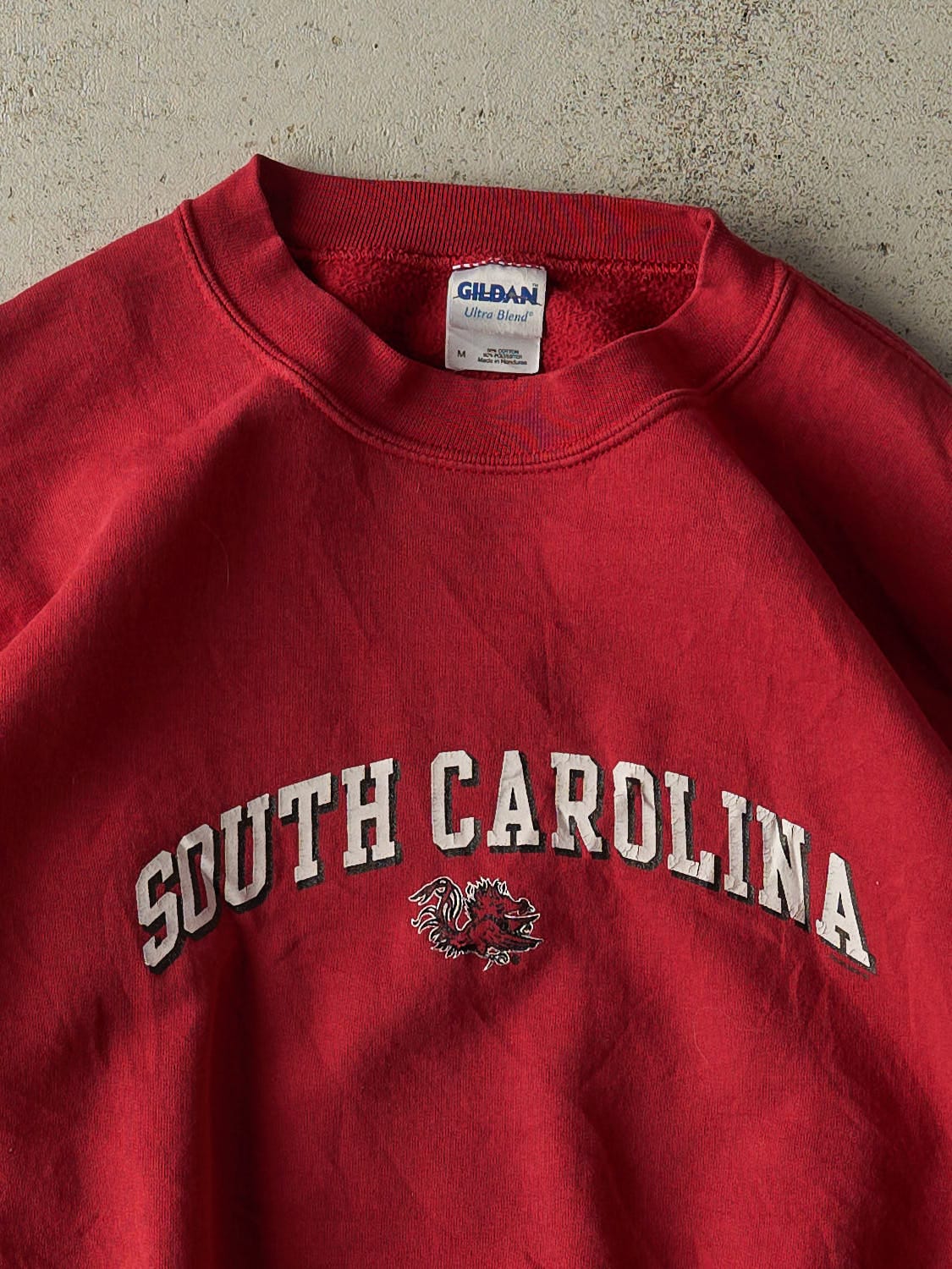 Vintage Y2K Red University of South Carolina Crewneck (M) - Image 2