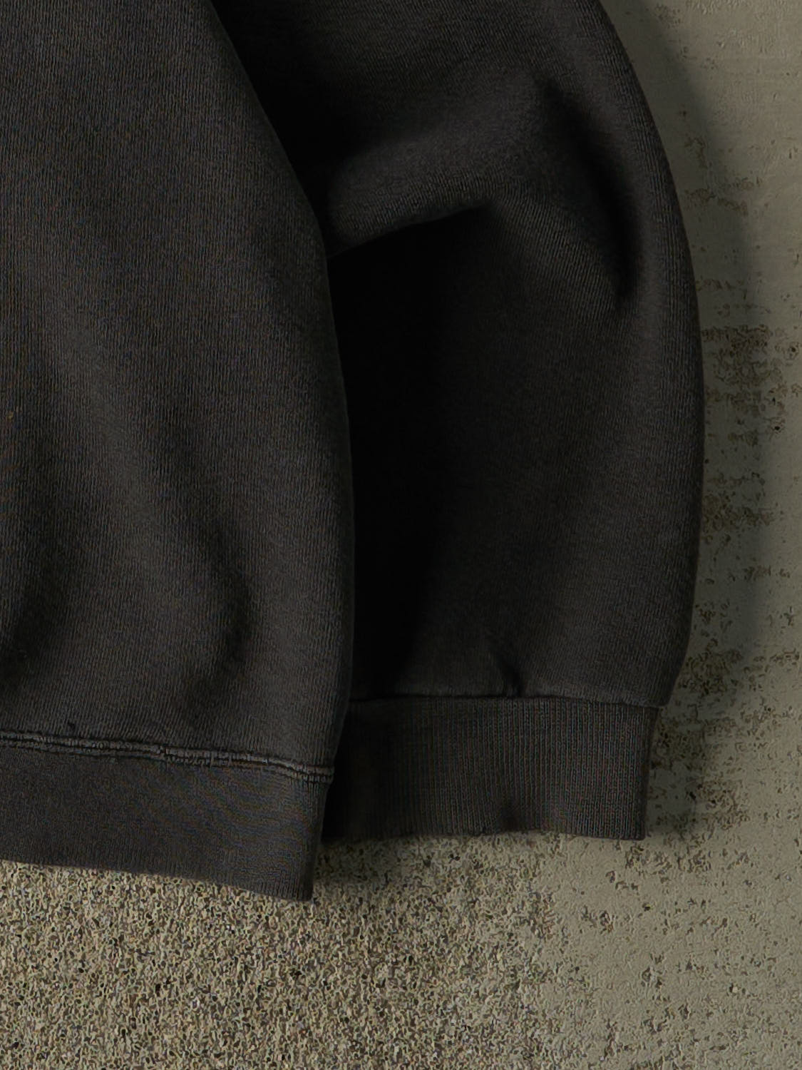 Vintage 90s Sun Faded Black Adidas Embroidered Crewneck (M/L) - Image 3