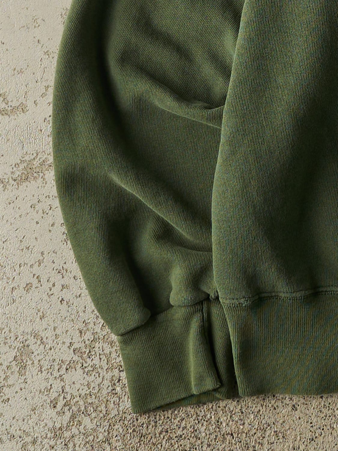 Vintage 90s Sun Faded Green Champion Michigan State University Crewneck (XS/S) - Image 4