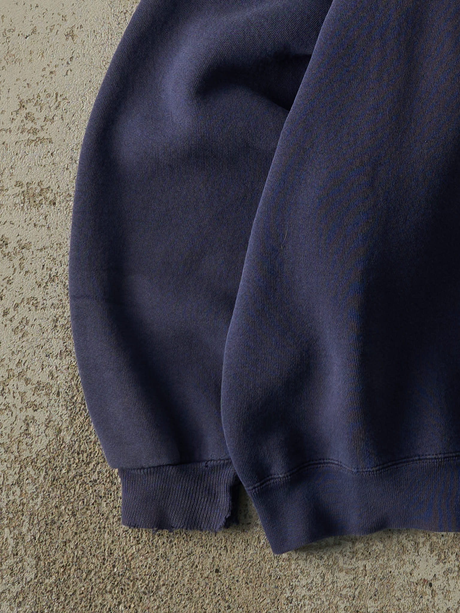 Vintage 90s Sun Faded Navy Blue Adidas Embroidered Crewneck (L/XL) - Image 3