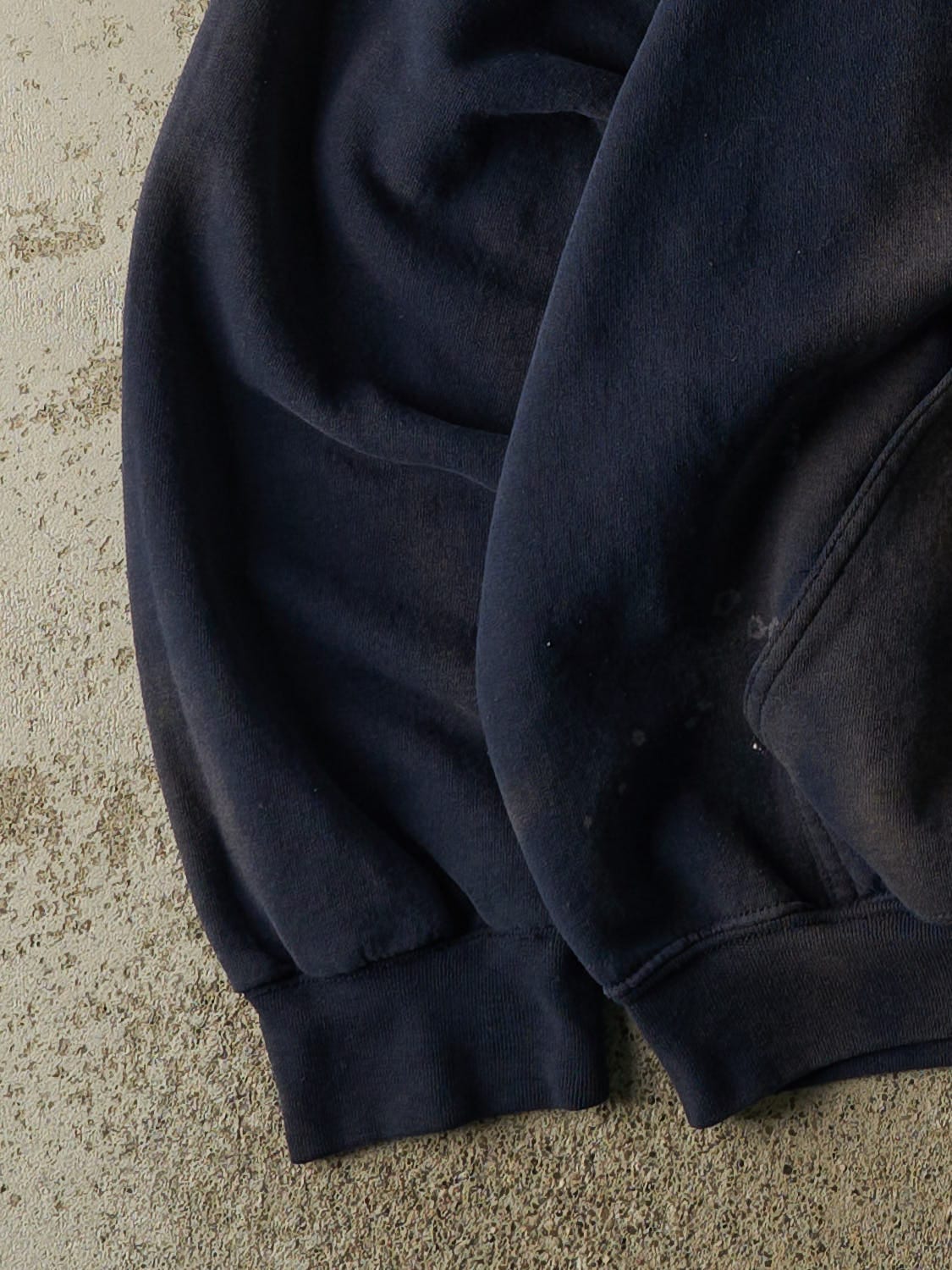 Vintage 90s Sun Faded Navy Minnesota Embroidered Hoodie (L/XL) - Image 3