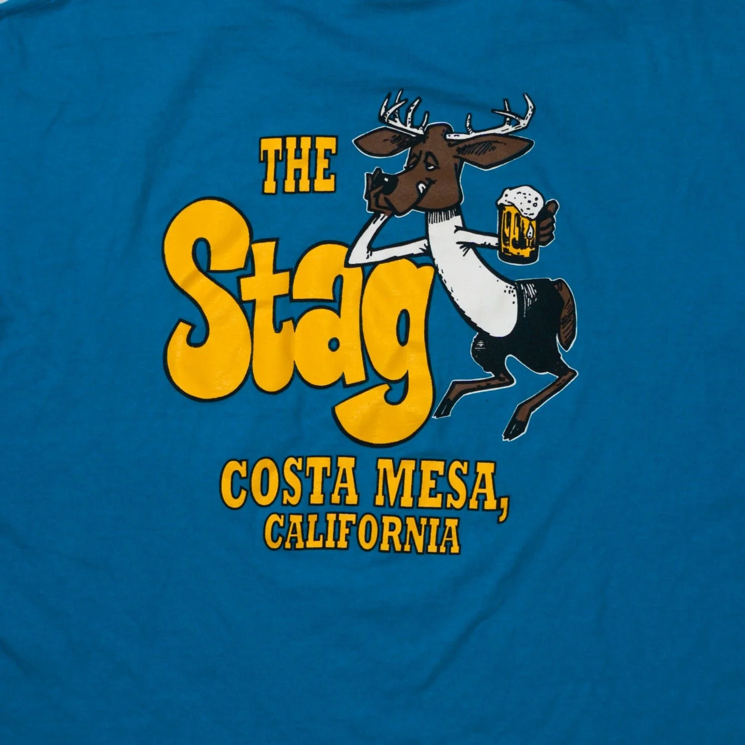 Vintage 90s The Stag Costa Mesa California Tee (M) - Image 2