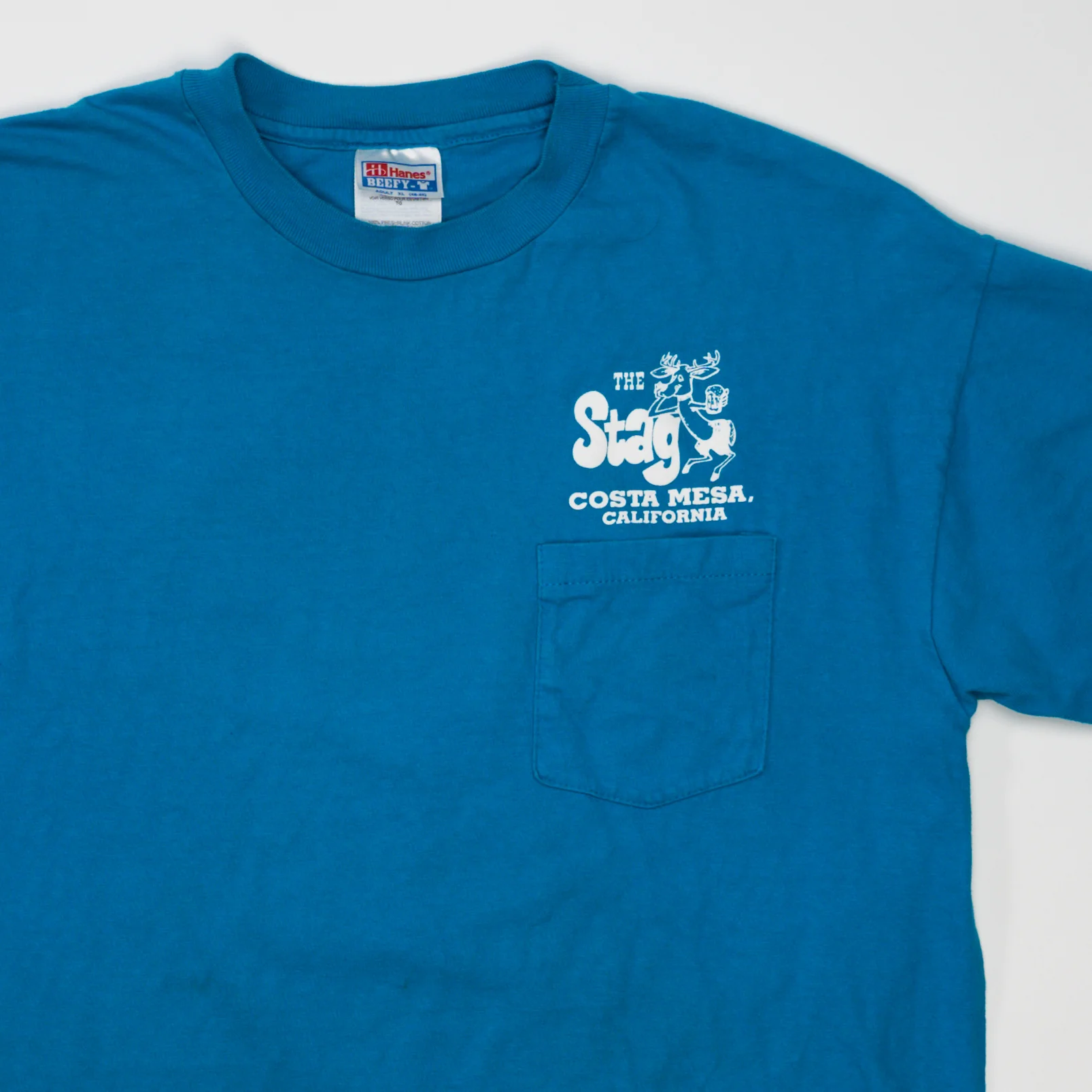 Vintage 90s The Stag Costa Mesa California Tee (M) - Image 3