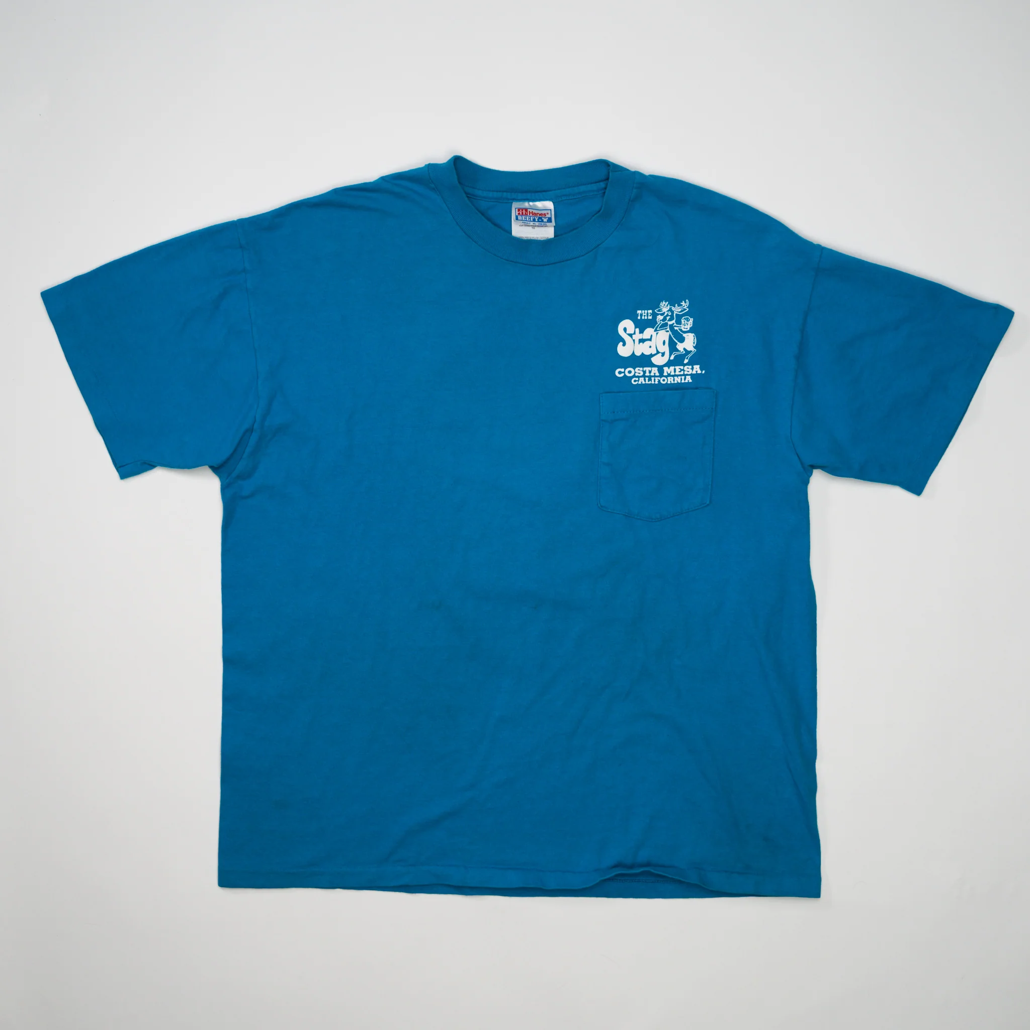 Vintage 90s The Stag Costa Mesa California Tee (M) - Image 4