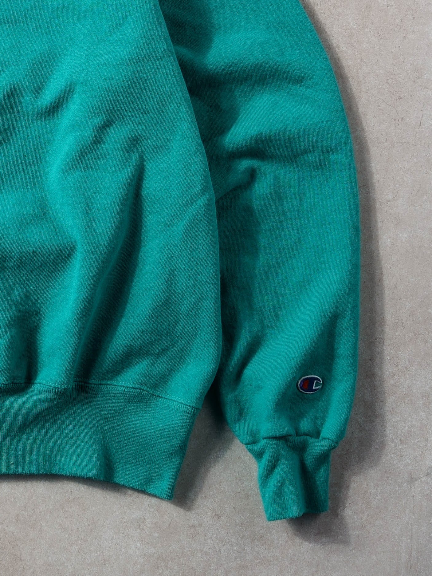 Vintage 90s Turquoise Champion Crewneck (M/L) - Image 3