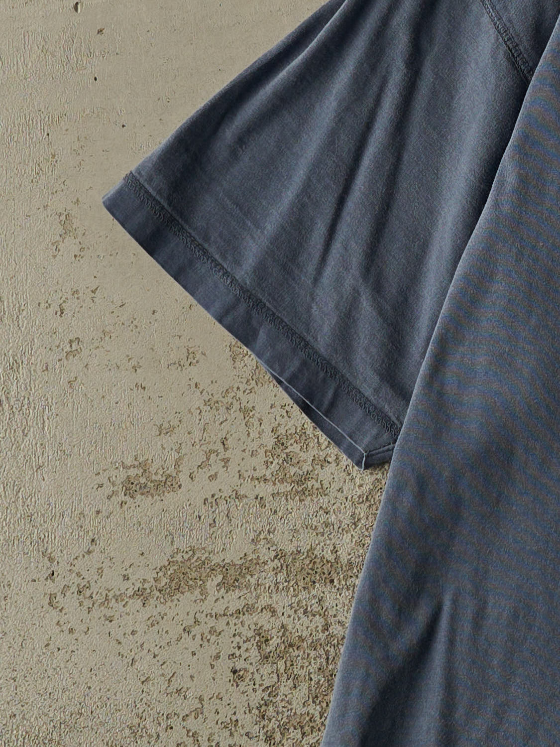 Vintage 90s Washed Blue Blank Tee (L/XL) - Image 3