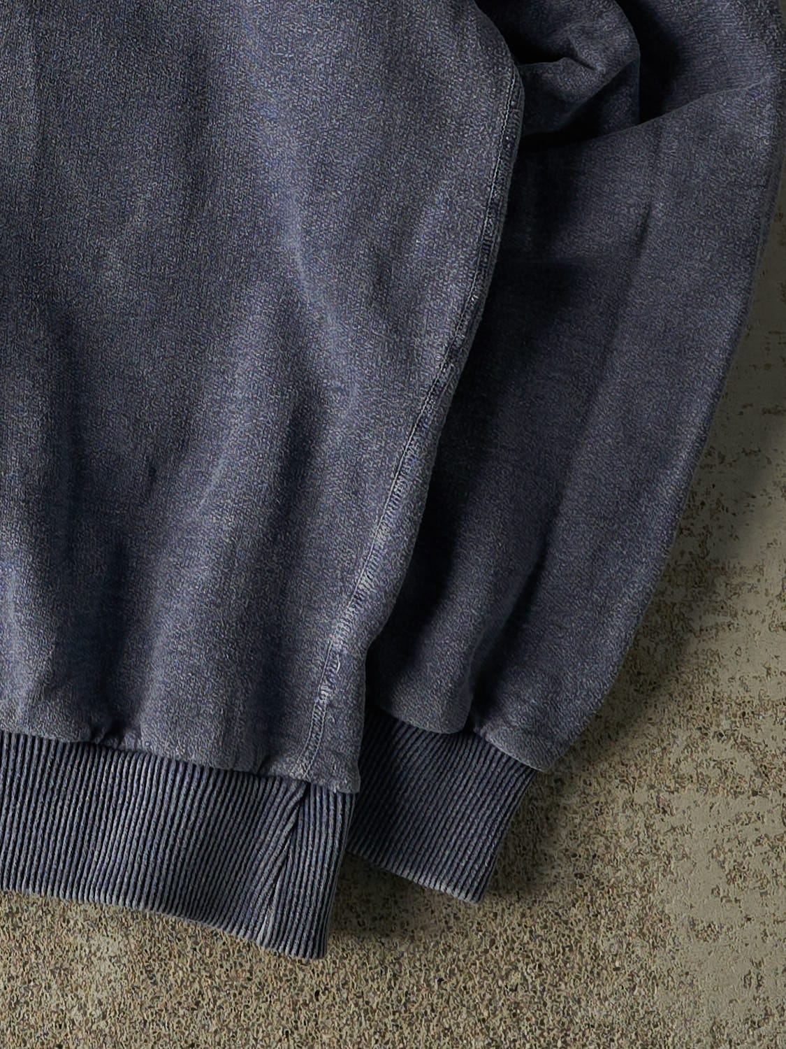 Vintage 90s Washed Blue Wind River Blank Crewneck (XL/XXL) - Image 4
