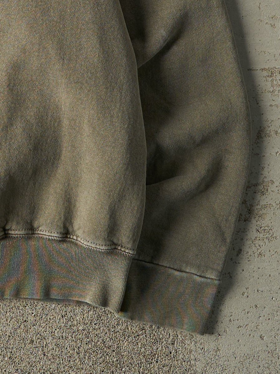 Vintage 90s Washed Green Nature & Books Emerson Crewneck (M) - Image 3
