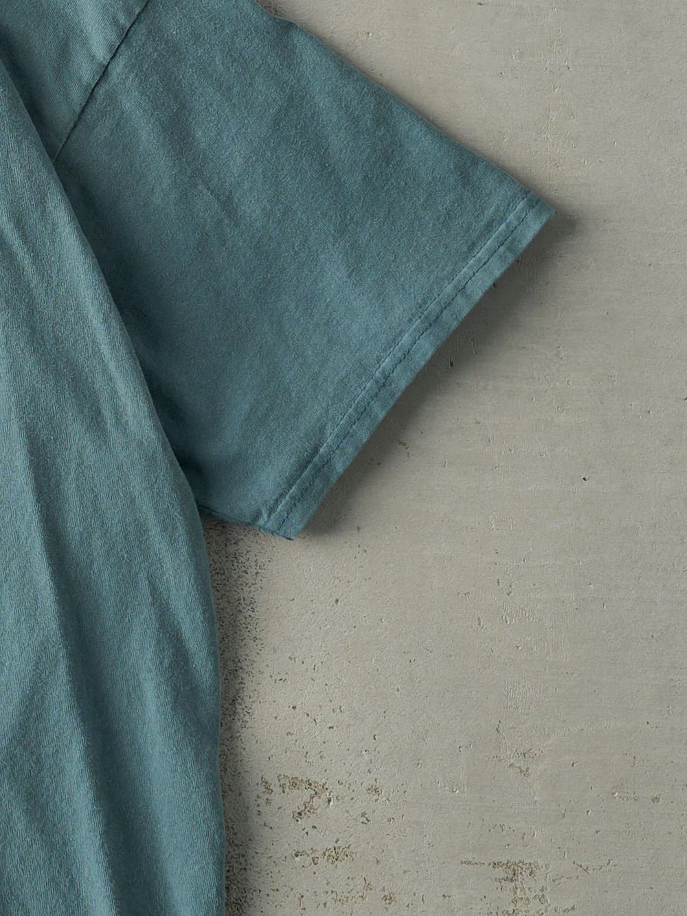 Vintage 90s Washed Green Polo Jeans Co USA Tee (L) - Image 3