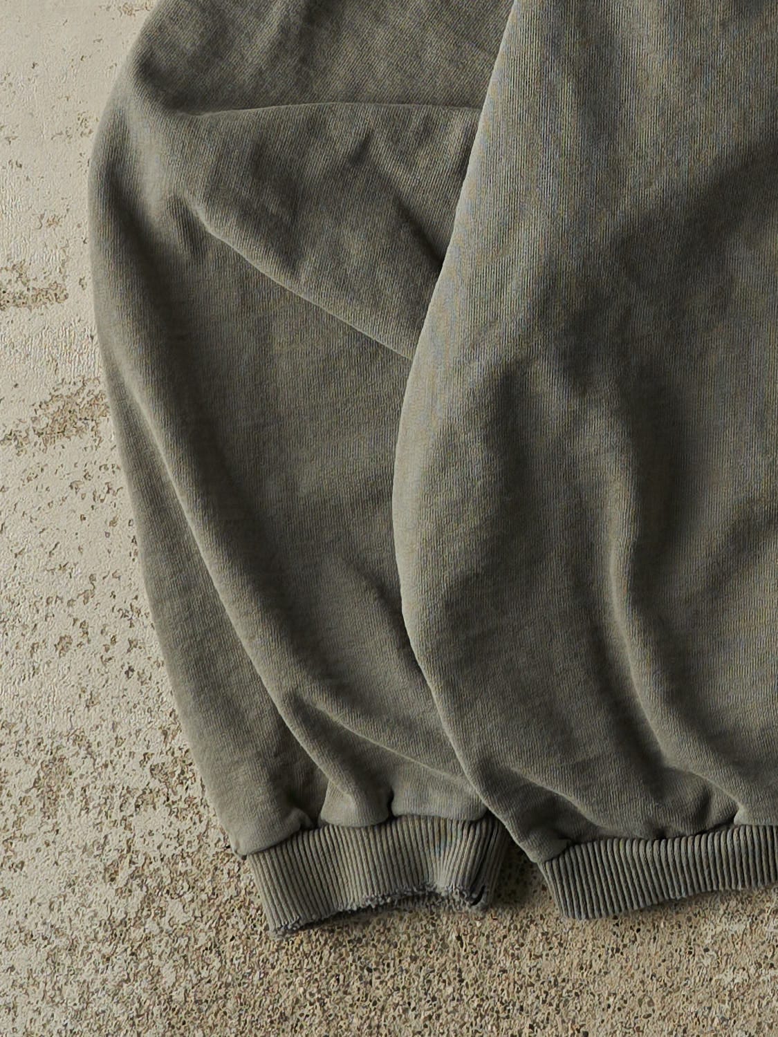 Vintage 90s Washed Green Sun Valley Idaho Embroidered Crewneck (XL) - Image 3