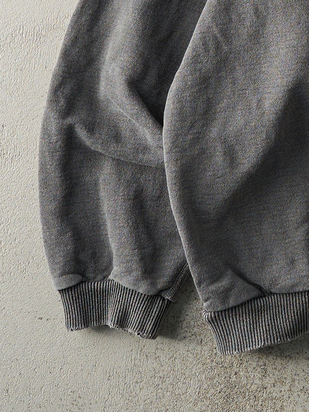 Vintage 90s Washed Grey Wind River Blank Crewneck (XL) - Image 3