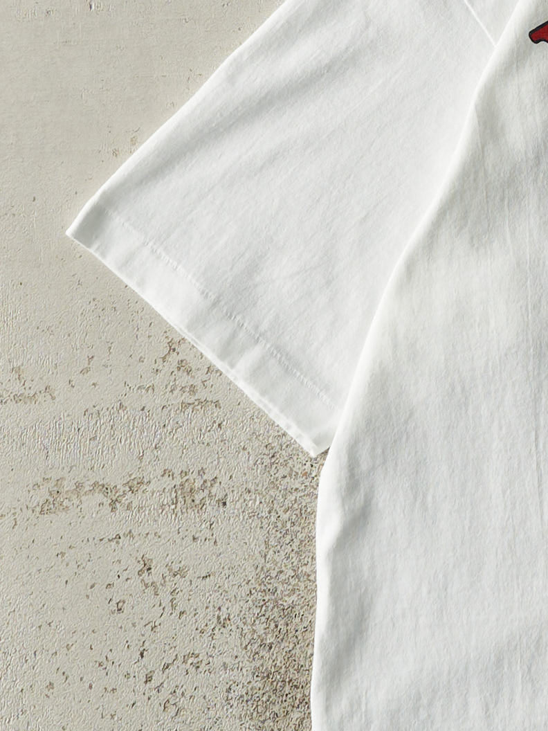 Vintage 80s White Fenway Park Single Stitch Tee (M) - Image 3
