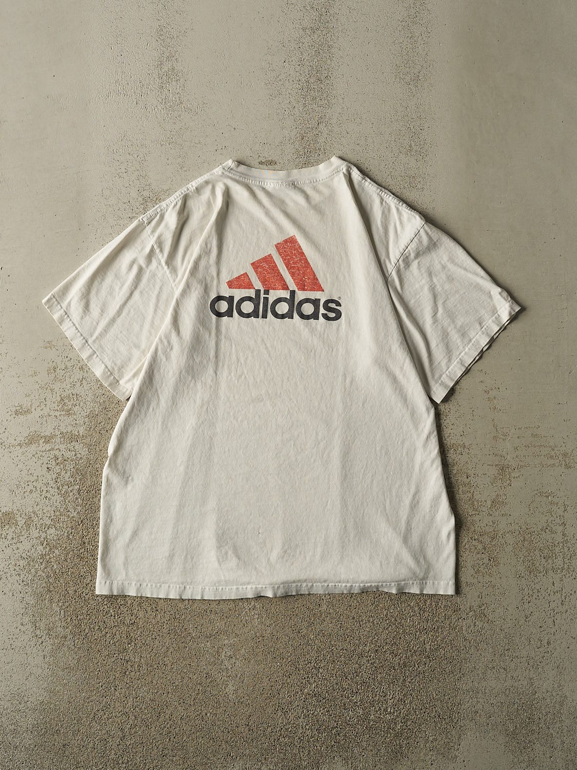 Vintage 90s White Adidas Canada Soccer Tee (XL) - Image 2