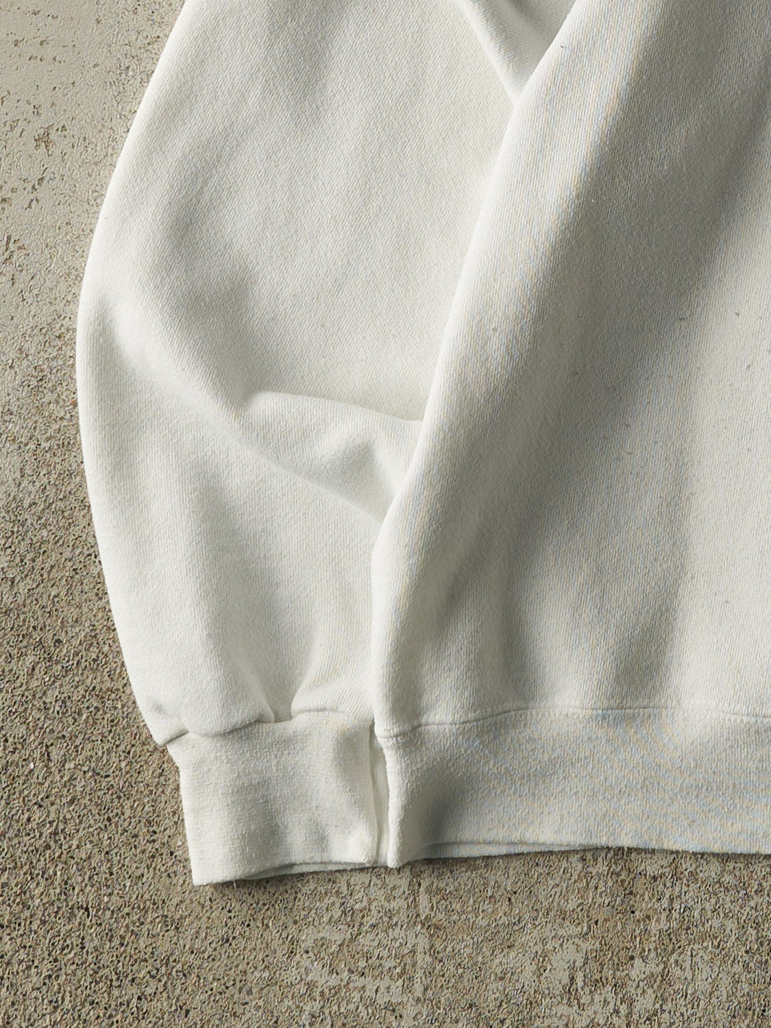 Vintage 90s White Blank Crewneck (M) - Image 3