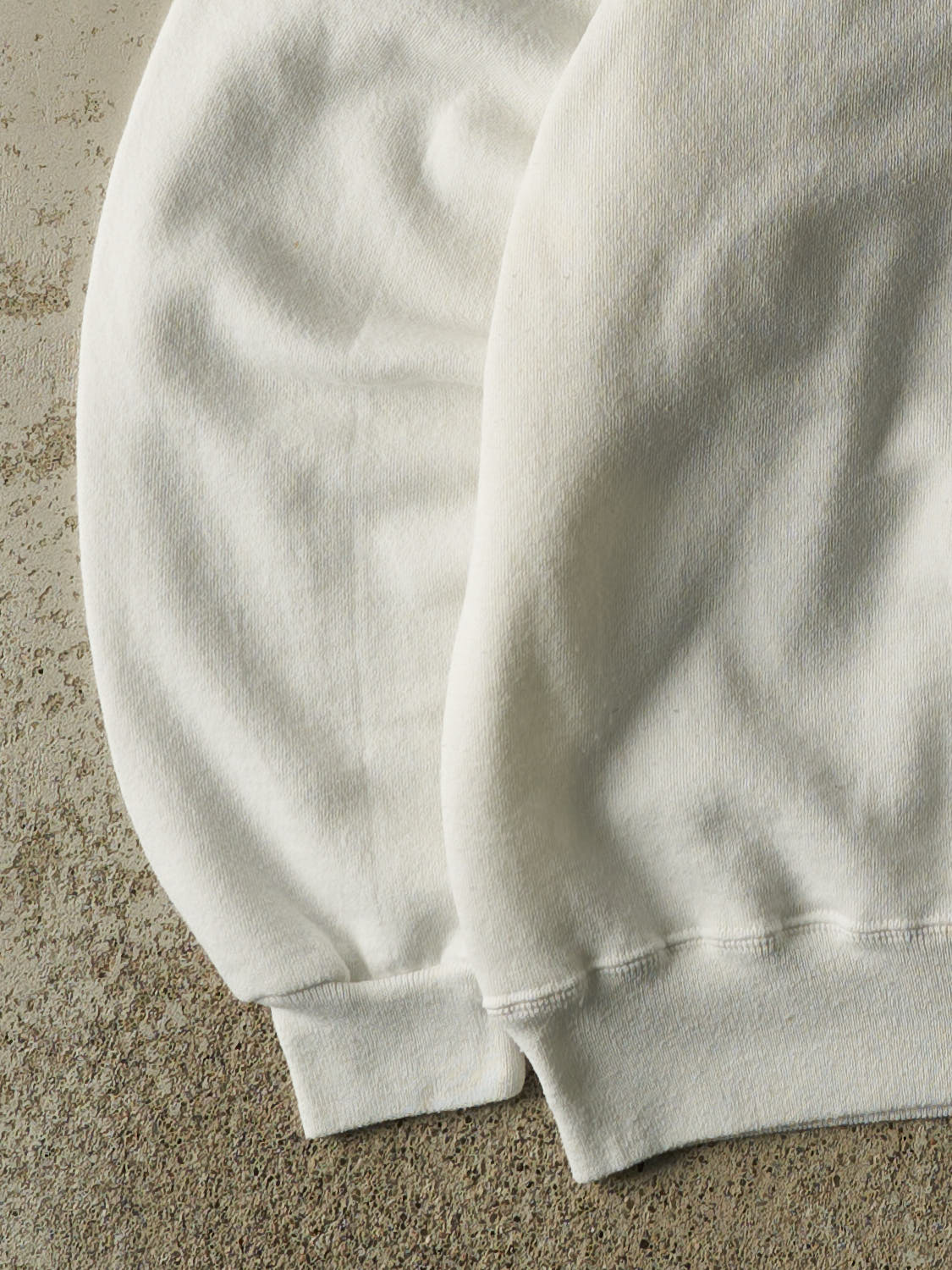 Vintage 90s White Blank Crewneck (L/XL) - Image 3