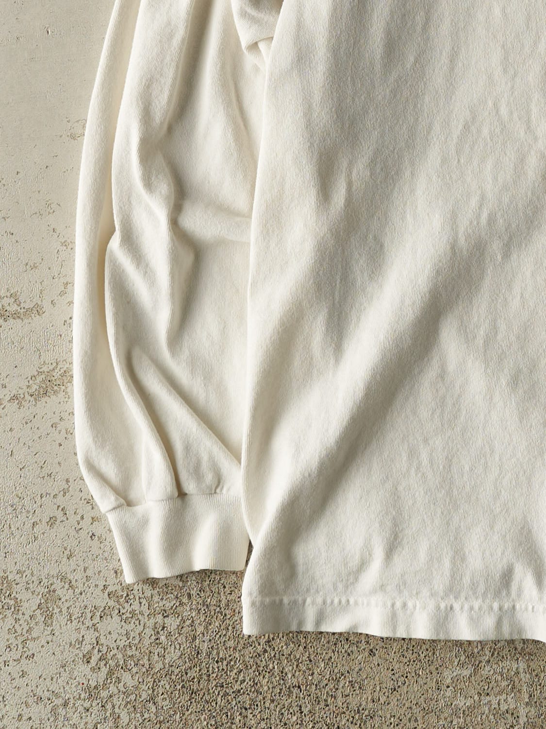 Vintage 90s White Budweiser Long Sleeve (S/M) - Image 3