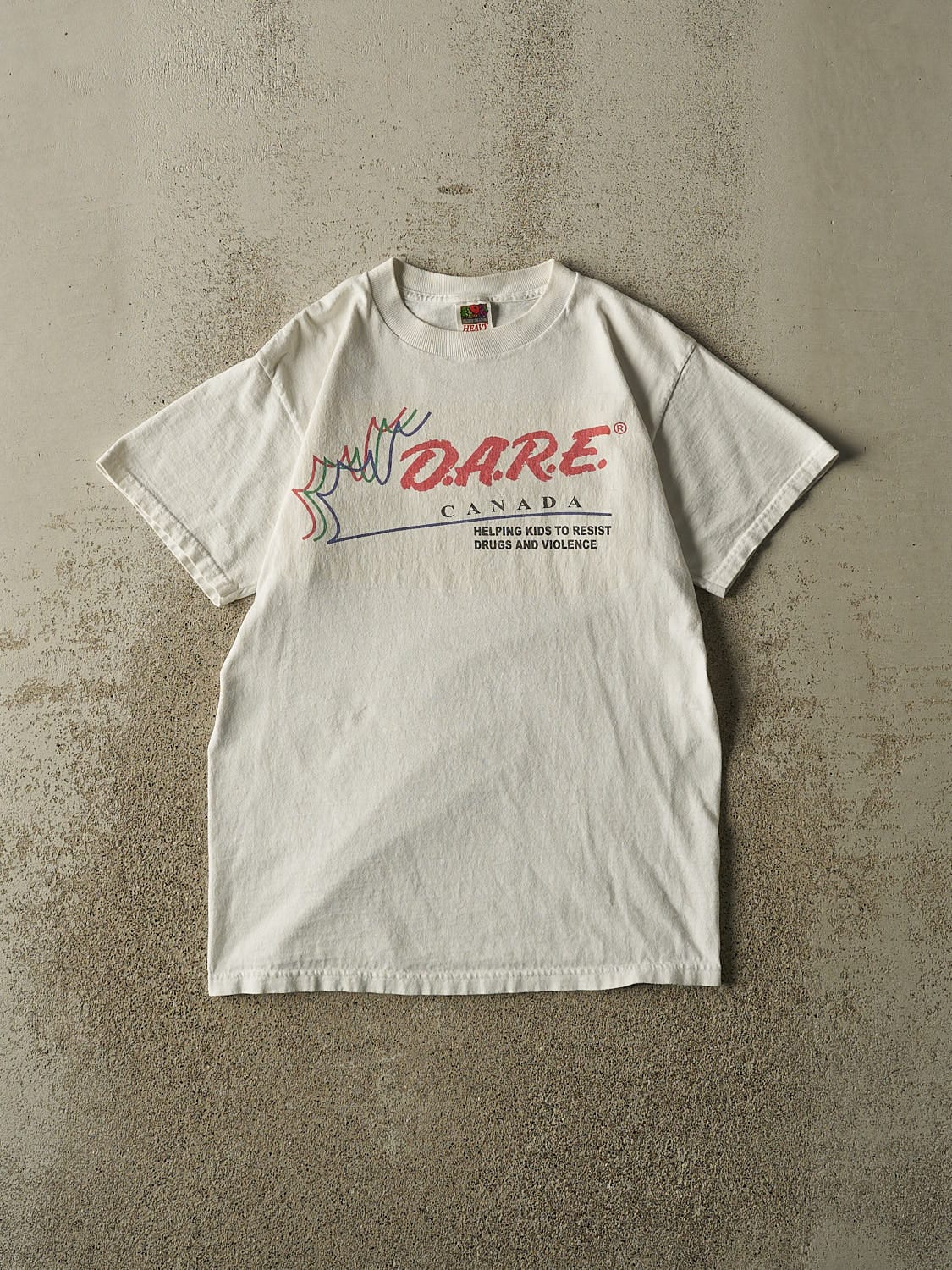 Vintage 90s White DARE Canada Tee (M)