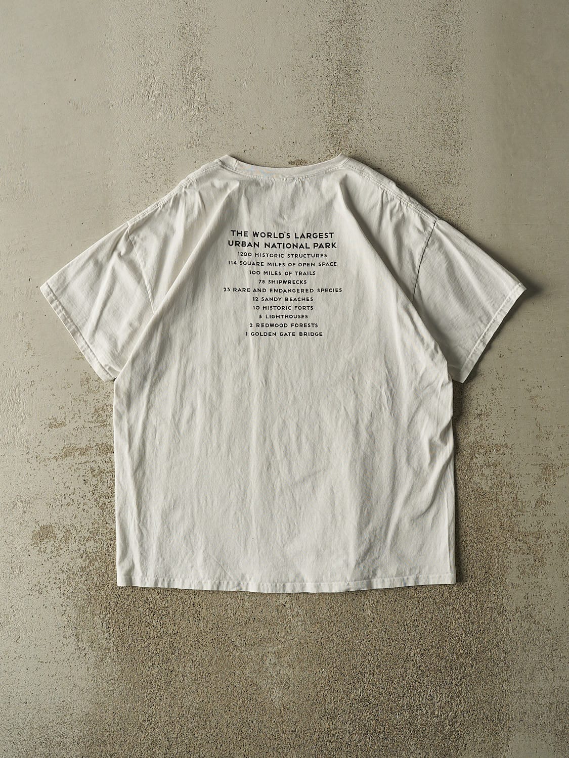 Vintage 90s White Golden Gate National Parks Tee (L) - Image 2