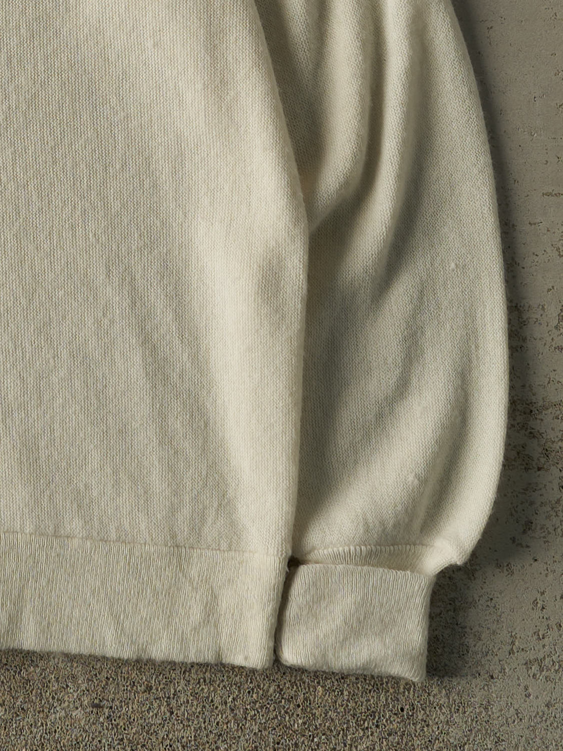 Vintage 90s White JC Penney Knit Cardigan (M/L) - Image 3