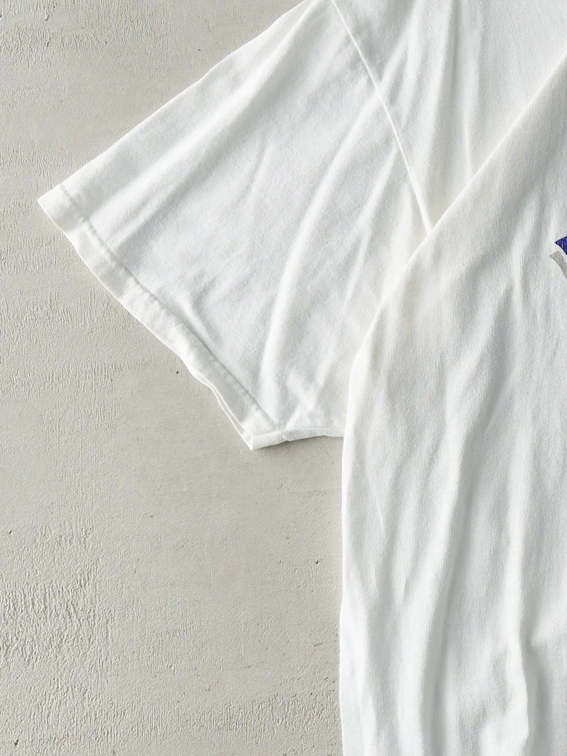 Vintage 90s White Labatt Blue Light Tee (L) - Image 3