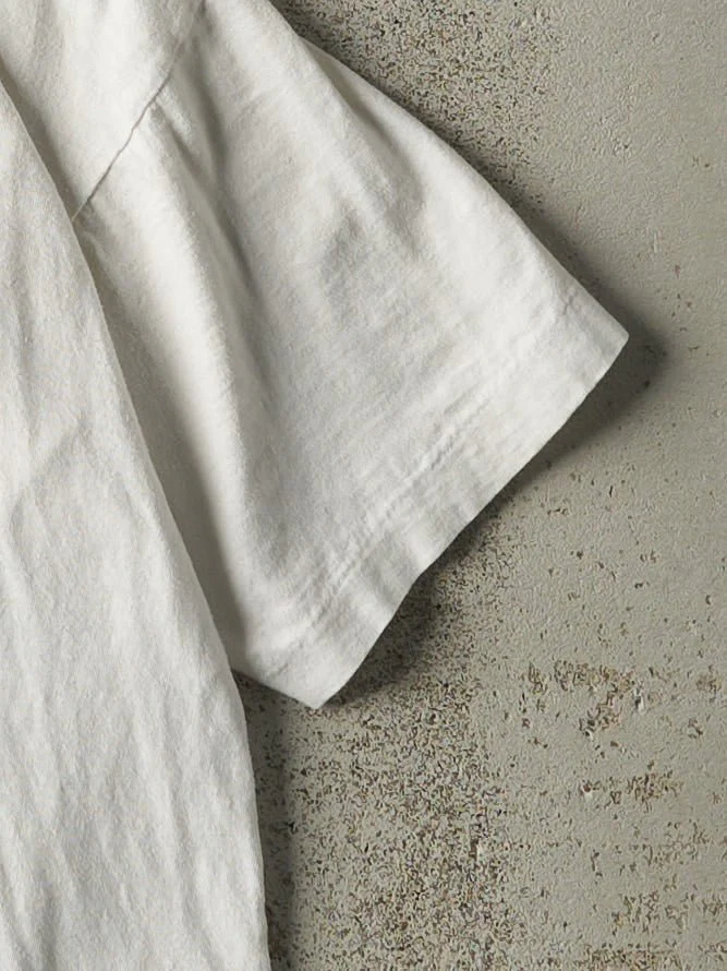 Vintage 90s White Levi's 501 Single Stitch Tee (M) - Image 3