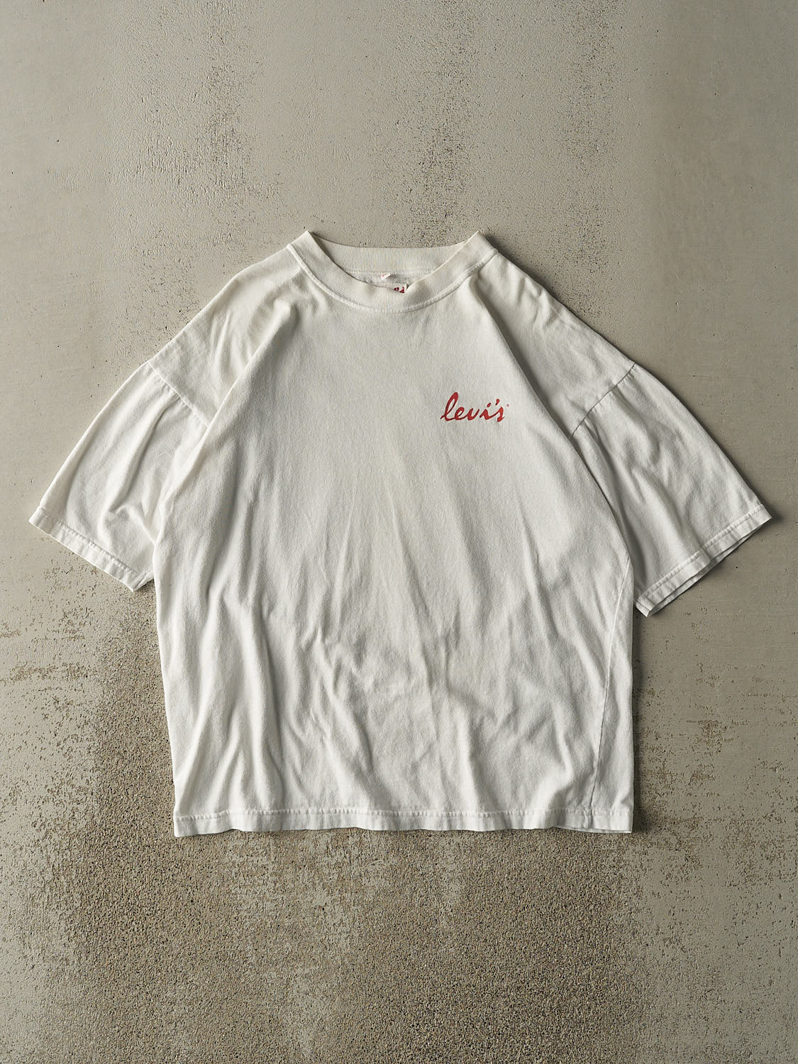 Vintage 90s White Levi's Tee (L/XL)