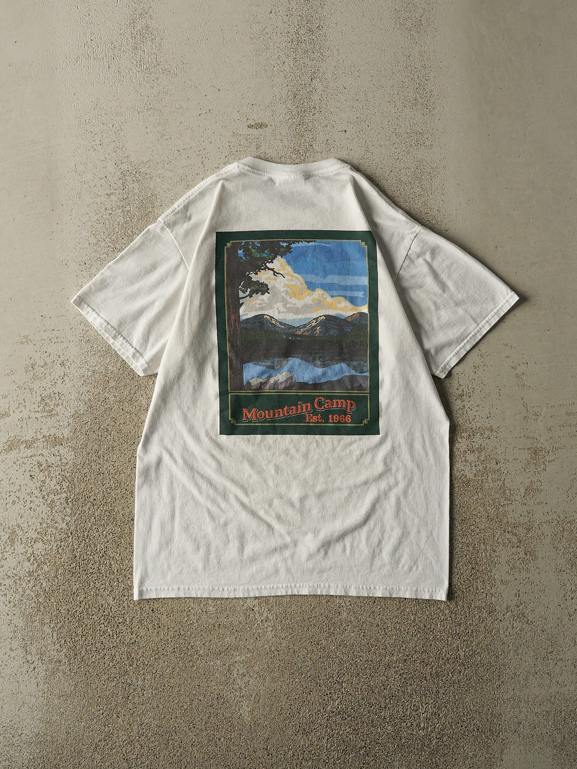 Vintage 90s White Mountain Camp Tee (M) - Image 2