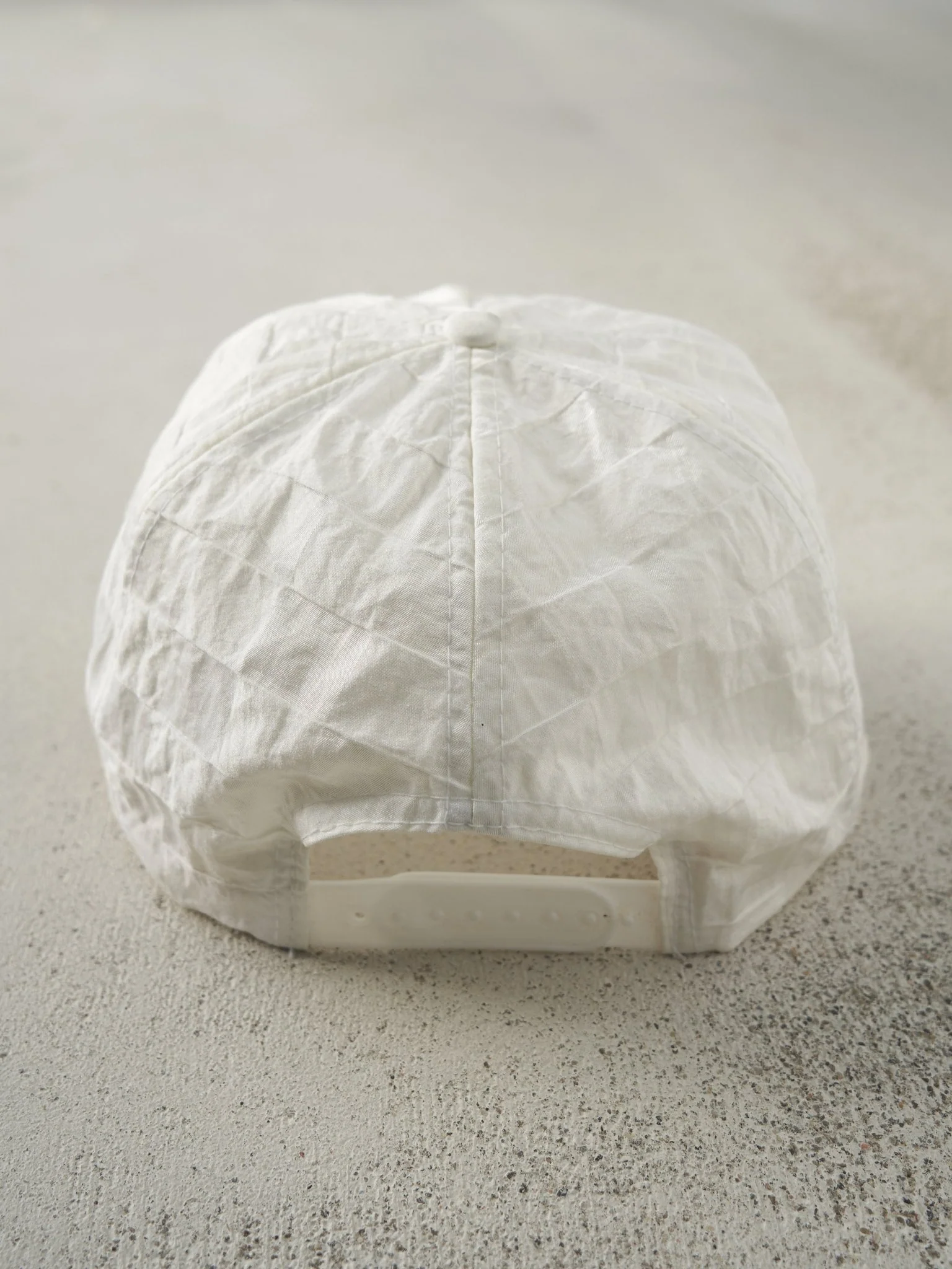 Vintage 90s White Mountain Mechanical Embroidered Nylon Snapback Hat - Image 3