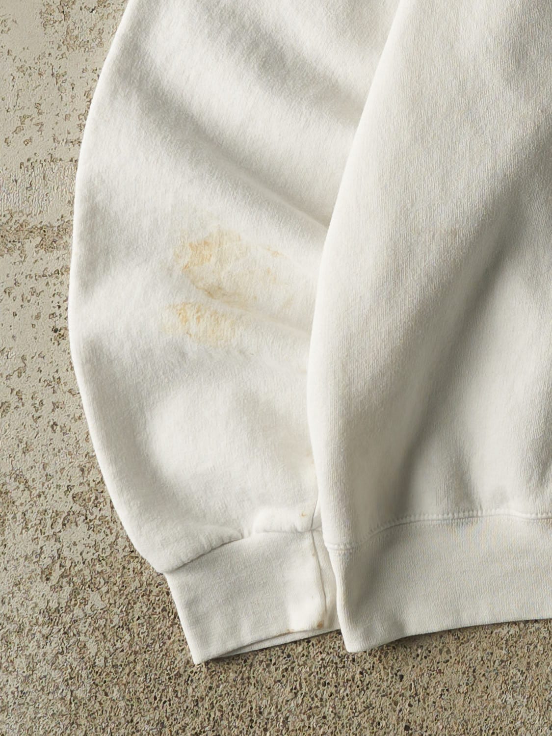 Vintage 90s White Penn State University Crewneck (M/L) - Image 4